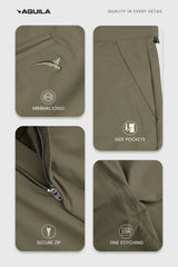 GOLF PANT MOSS BROWN-AD