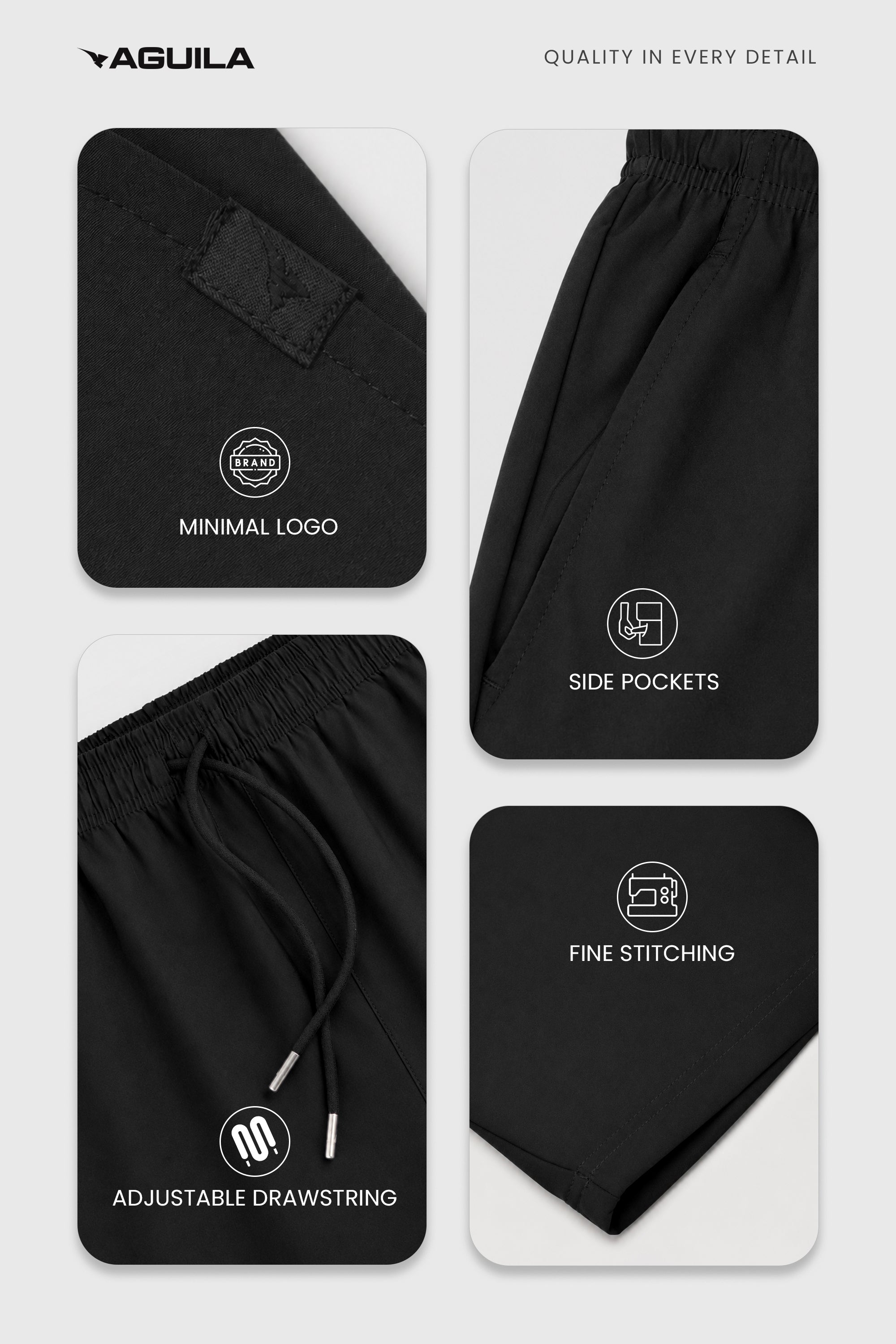 MEN CO-ORD SET PACK OF 3 - BLACK