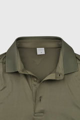 Moderno Knit oilive green Golf Polo