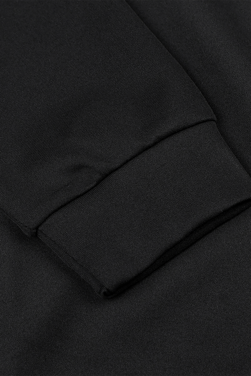CozyCrest Black Sweat Shirt