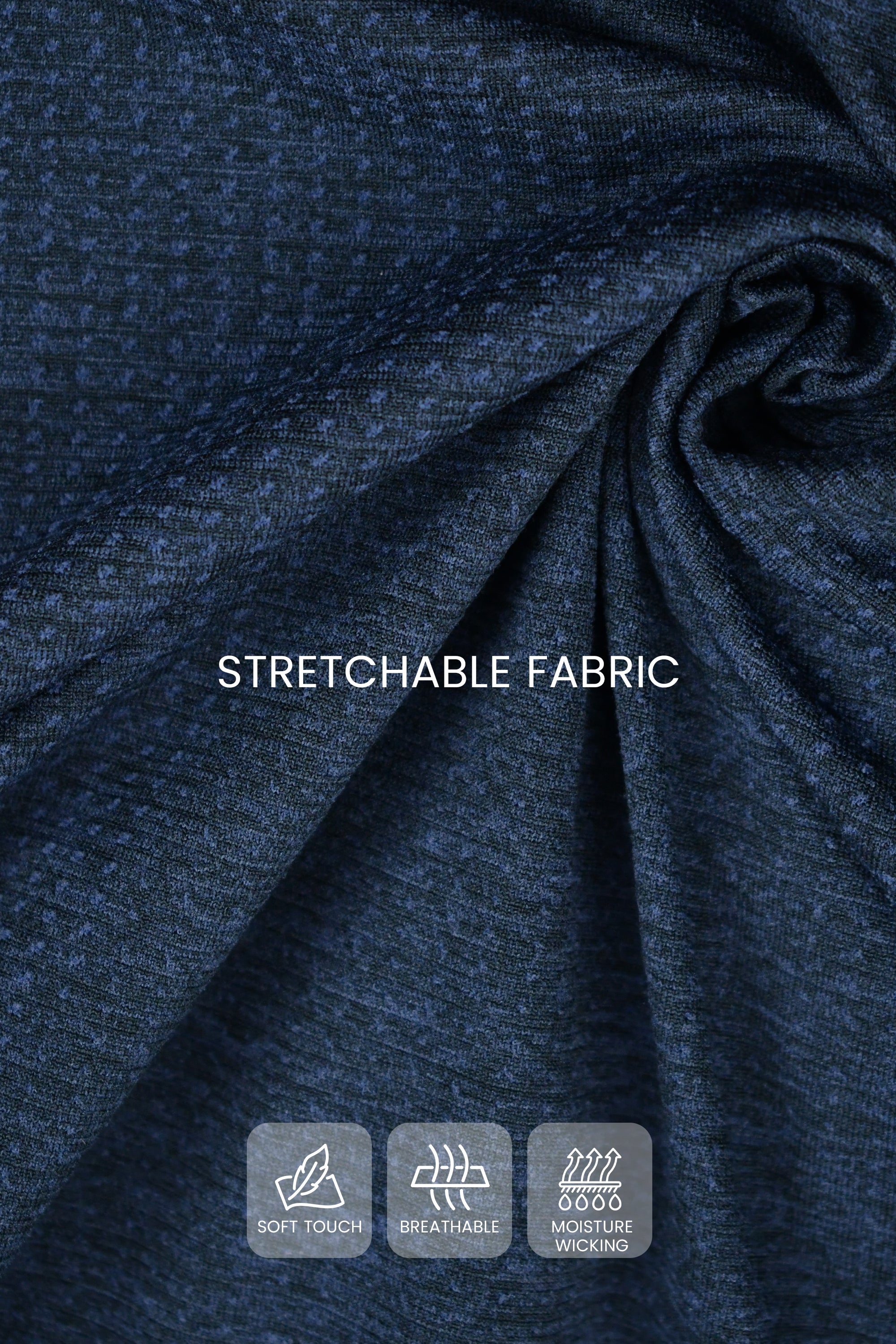 Stride Tech Performance Quarter-Zip Midlayer Navy