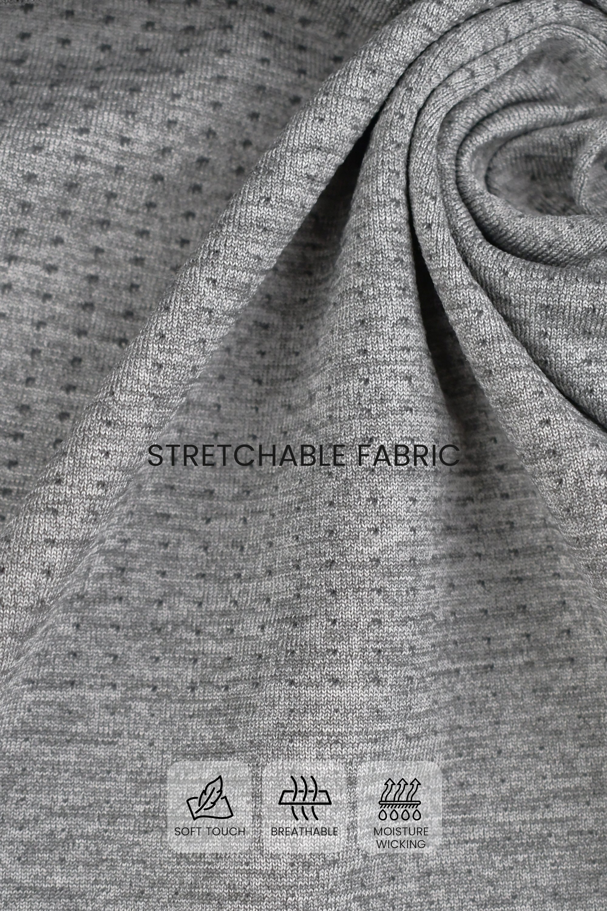 Stride Tech Performance Quarter-Zip Midlayer Grey
