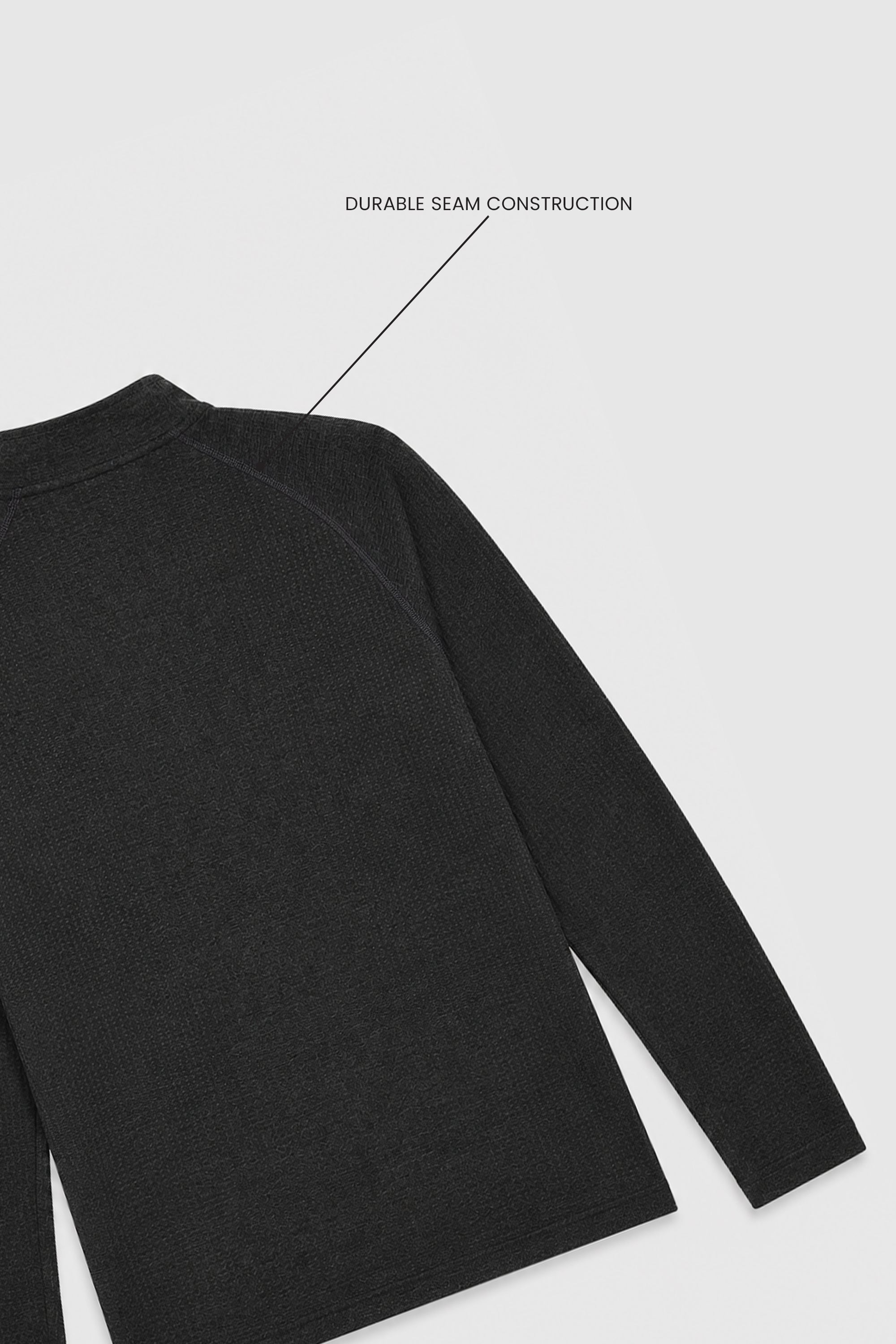 Stride Tech Performance Quarter-Zip Midlayer Black