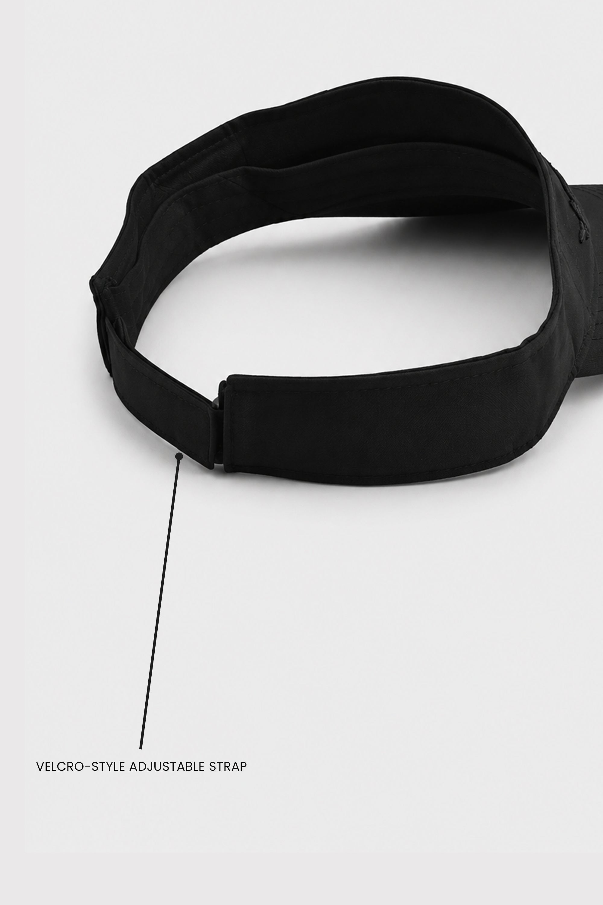 GOLF PRO VISOR CAP BLACK