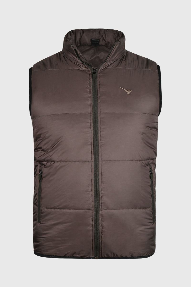 Classic Padded Vest Brown