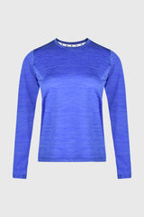 WOMEN LONGSLEEVE SHIRT ROYAL BLUE