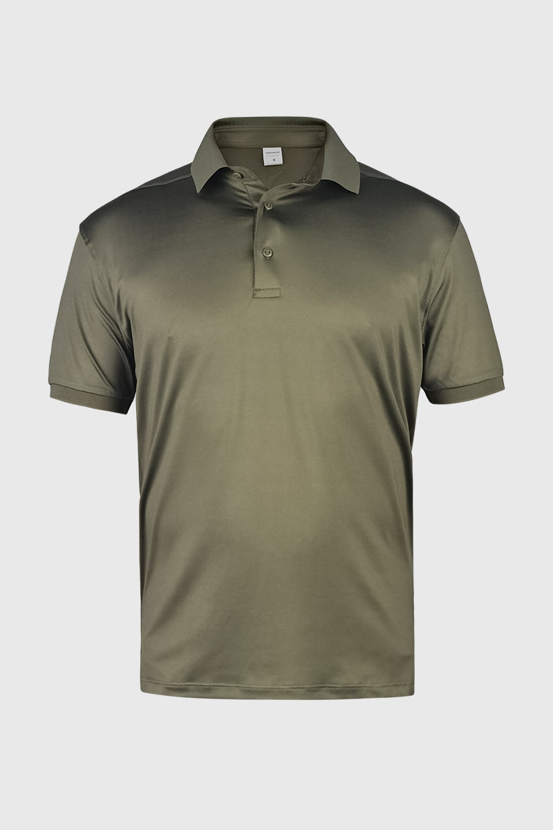 Moderno Knit oilive green Golf Polo