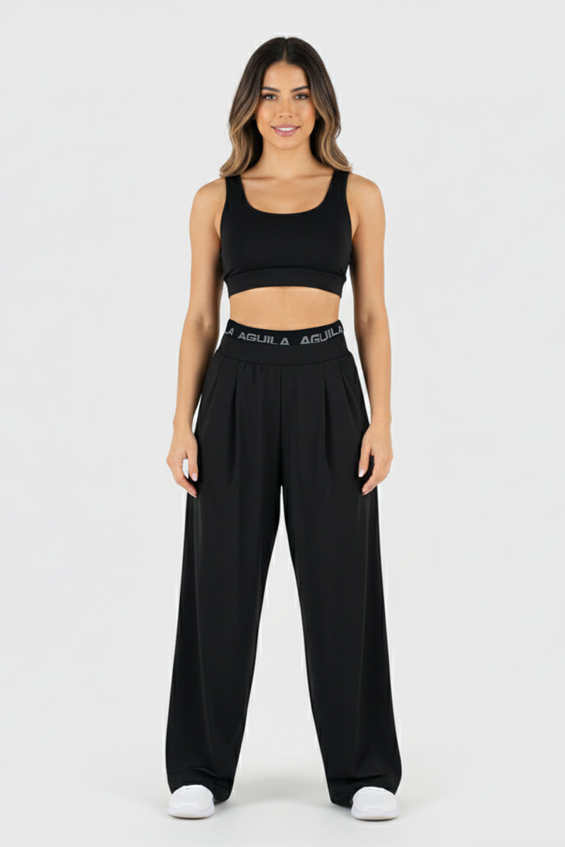 Wide-Leg Flow Pant