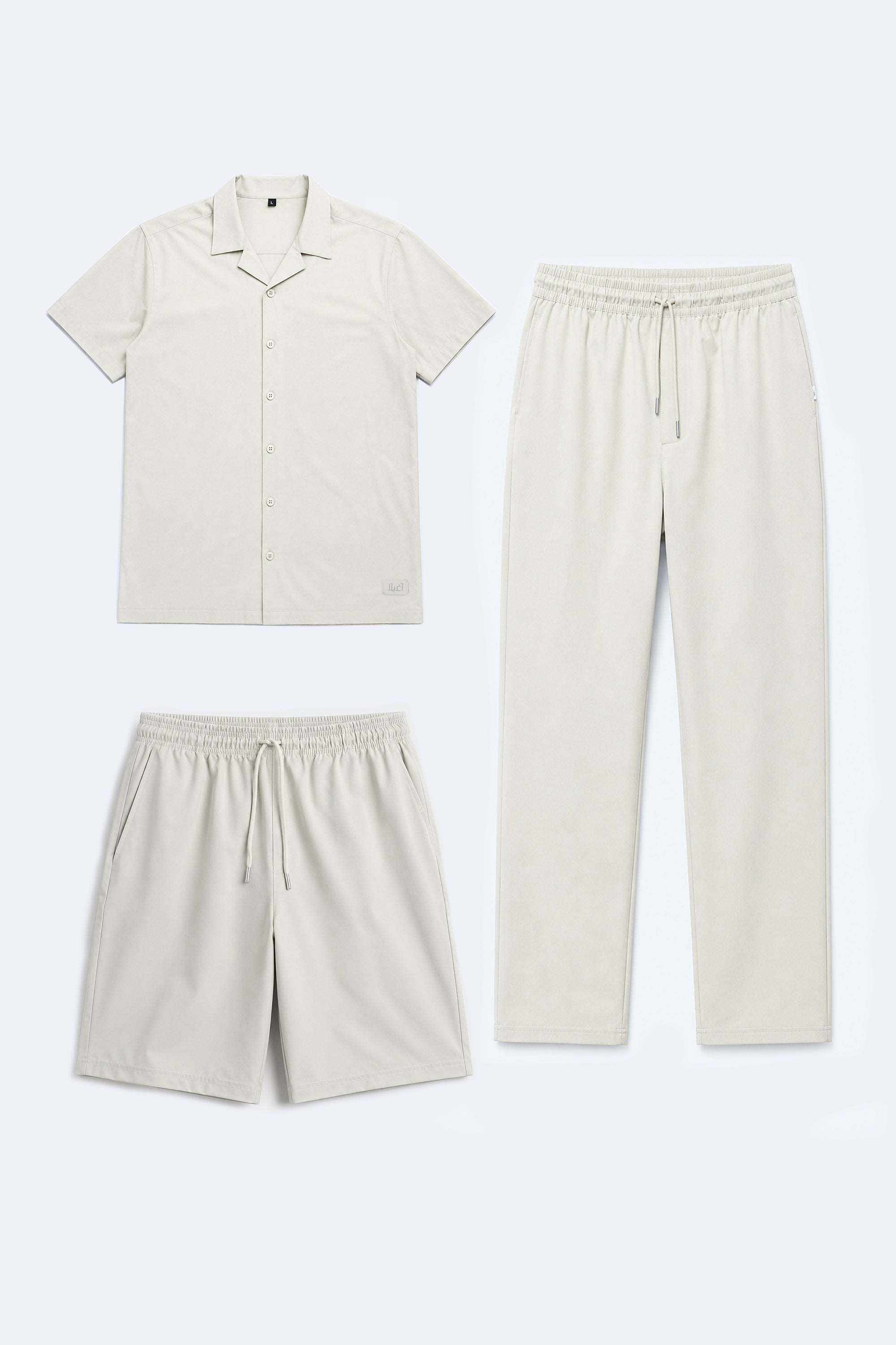 MEN CO-ORD SET PACK OF 3 - BEIGE