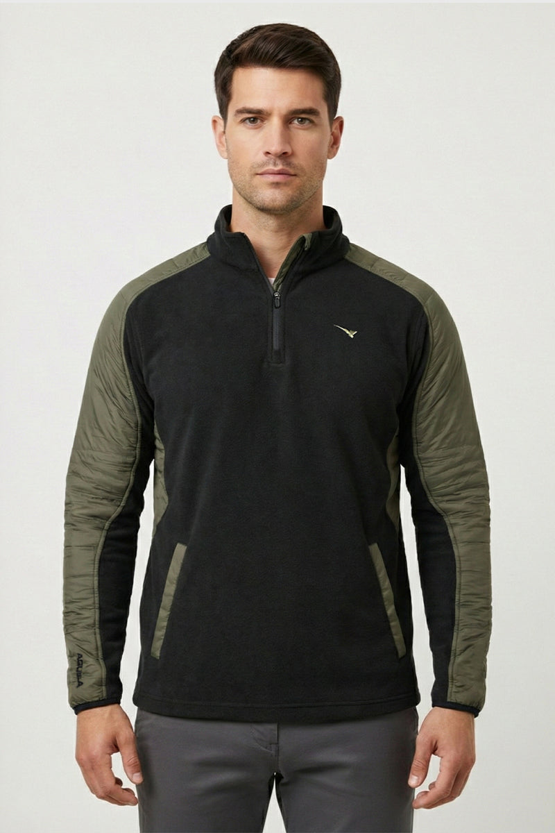SCOUT MIDLAYER BLACK / ARMY GREEN