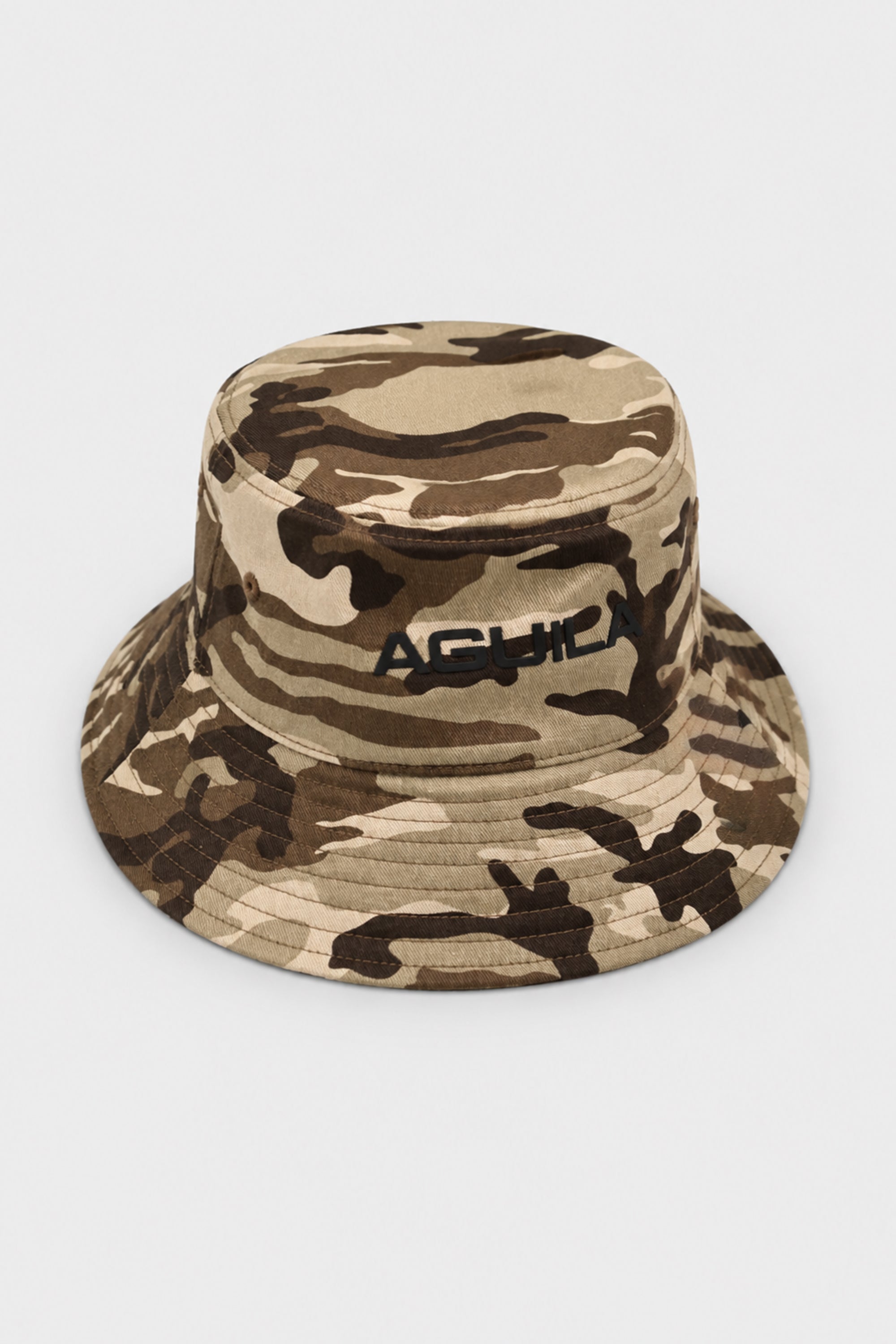 BUCKET CAP BEIGE BROWN CAMO