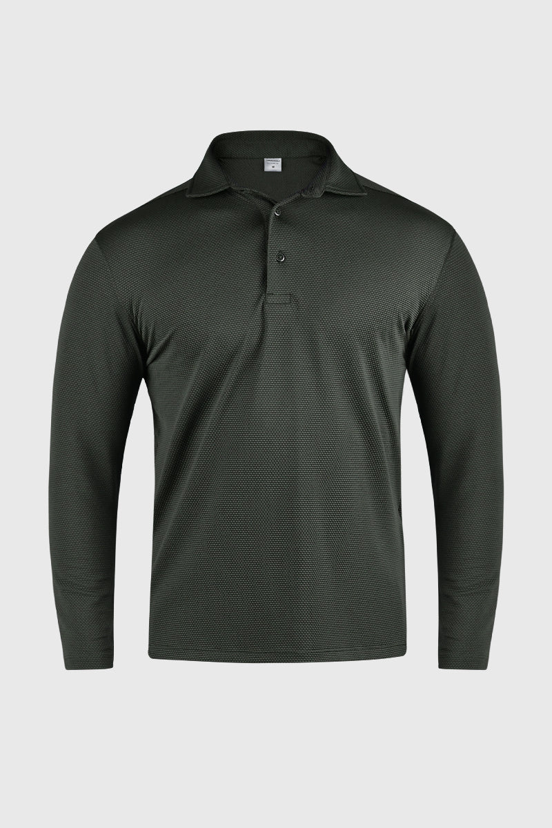 MIDNIGHT MEN LS GOLF POLO