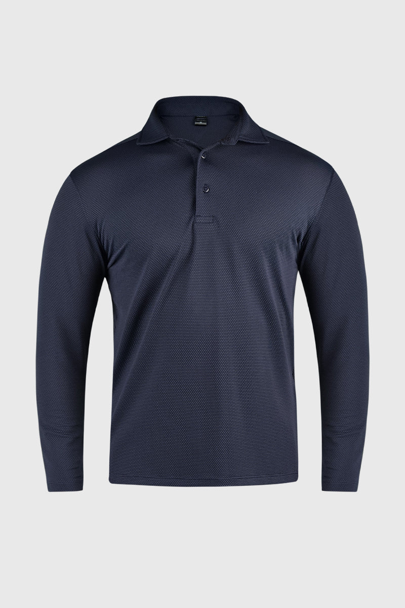 MIDNIGHT MEN LS GOLF POLO