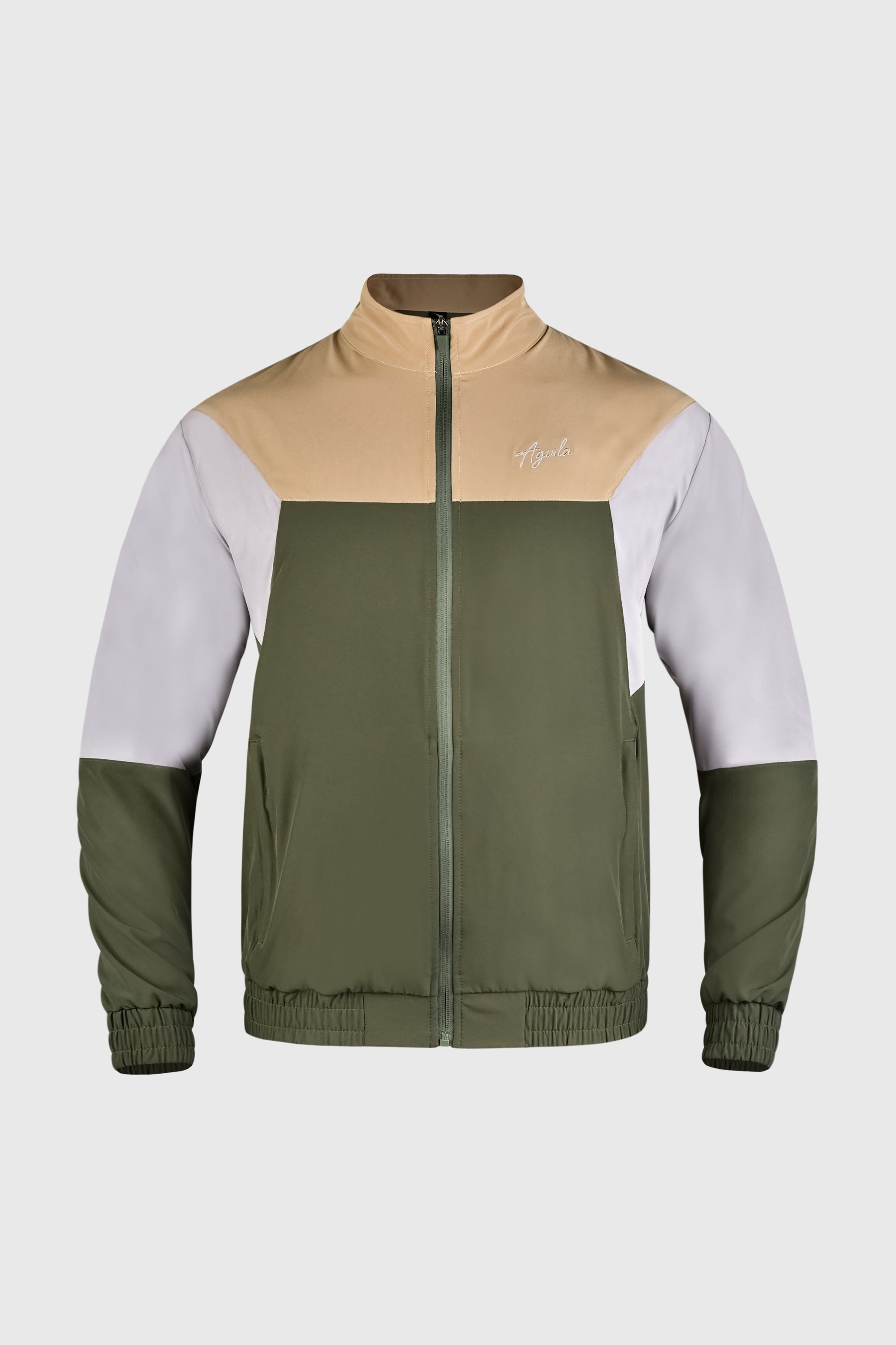 AGUILA SHIELD TRACKSUIT-JACKET OLIVE