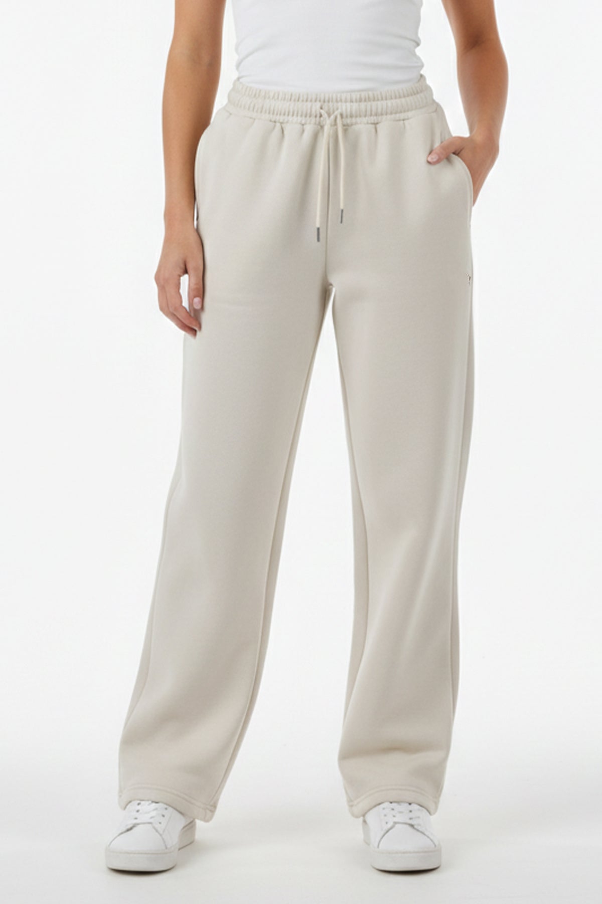 WOMEN BAGGY PANT IVORY