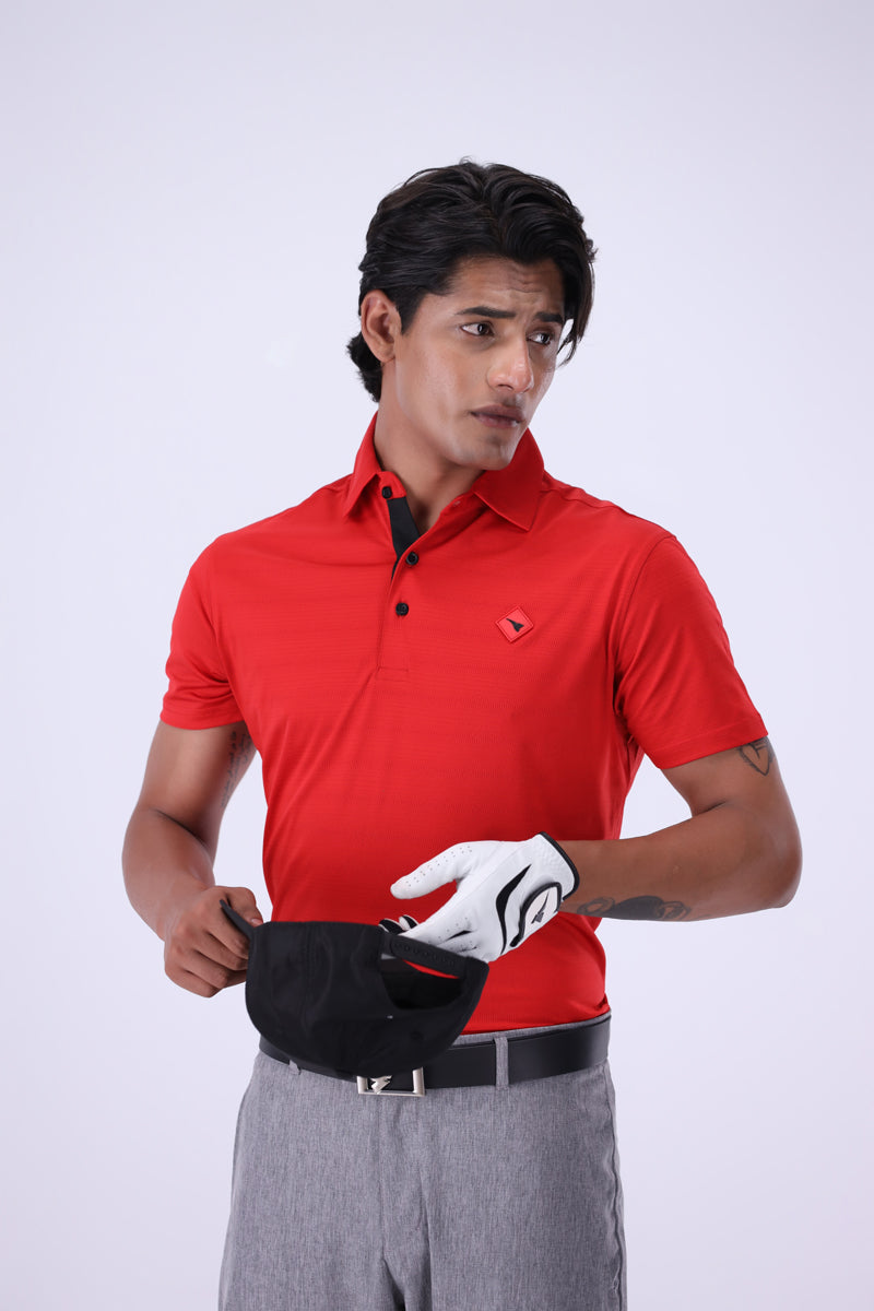 GOLF POLO R-L RED