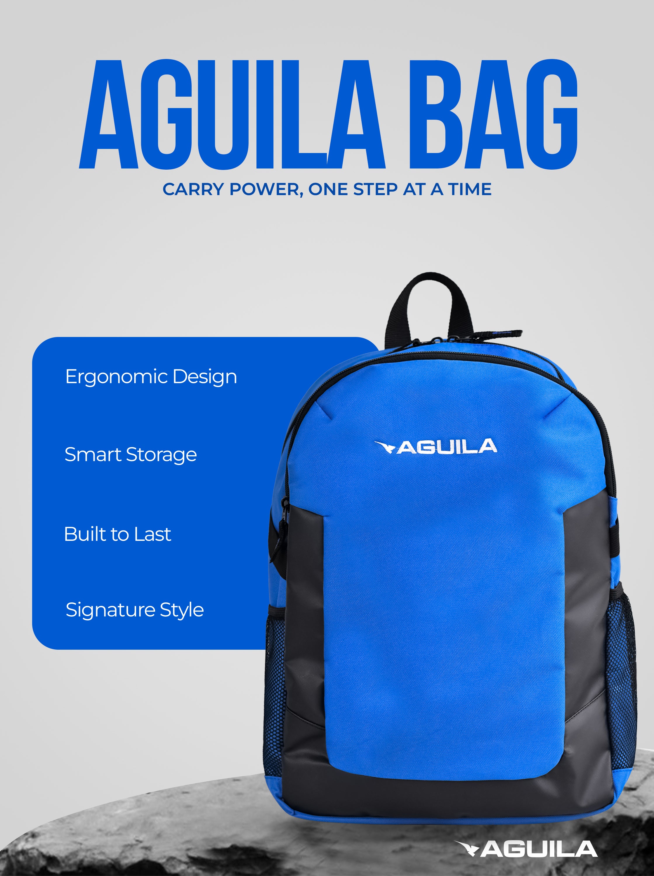 AGUILA BAG PACK MINI ROYAL BLUE