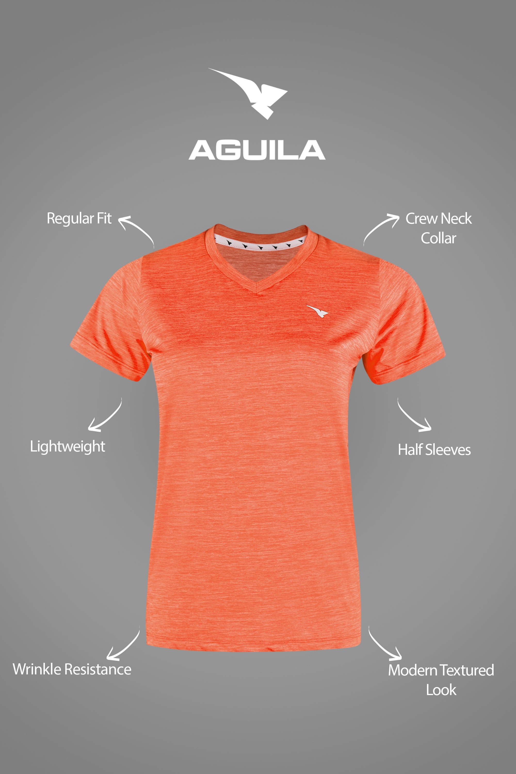 POWER FEMME T-SHIRT ORANGE