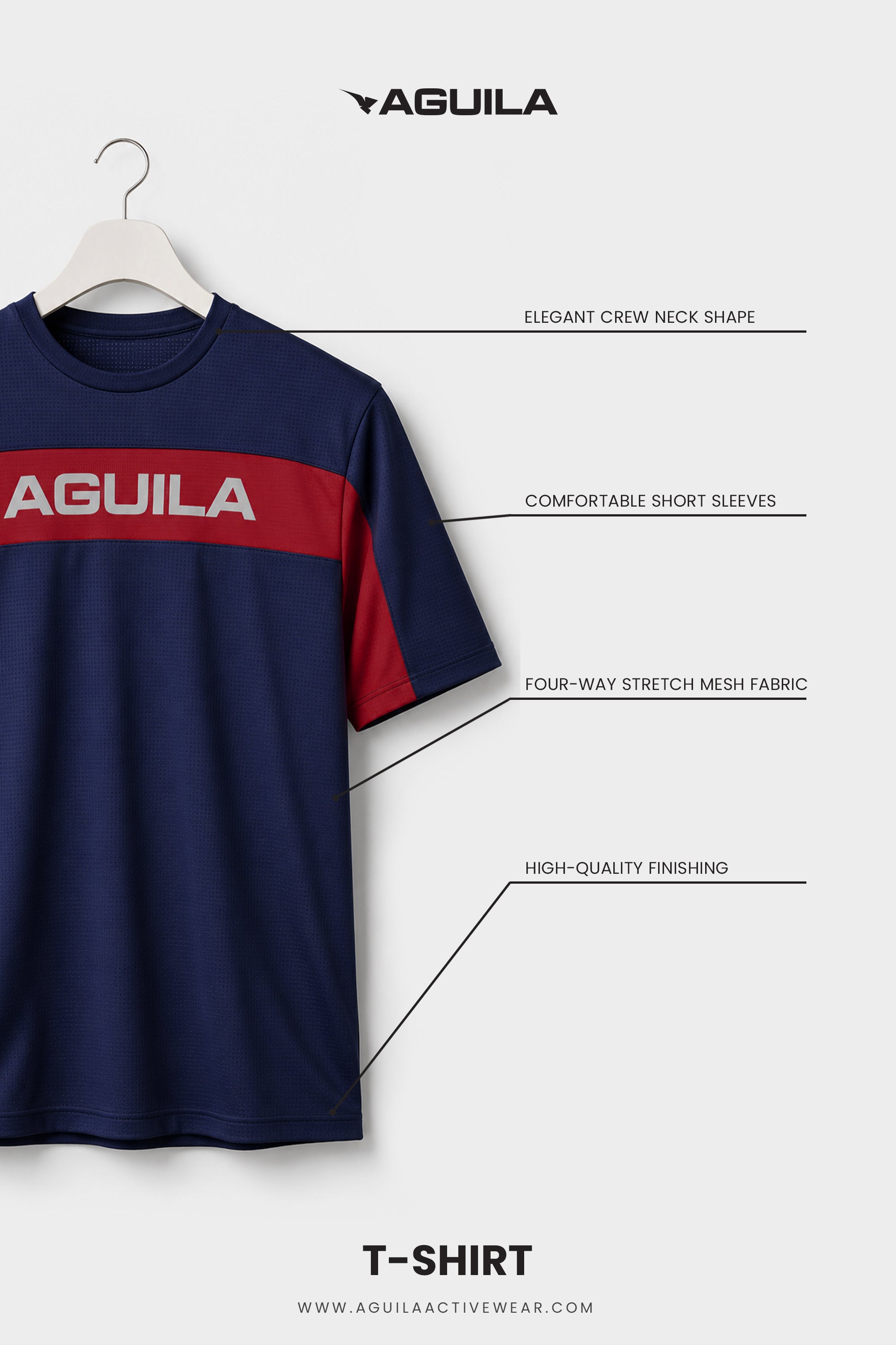 IRONFIT T SHIRT NAVY