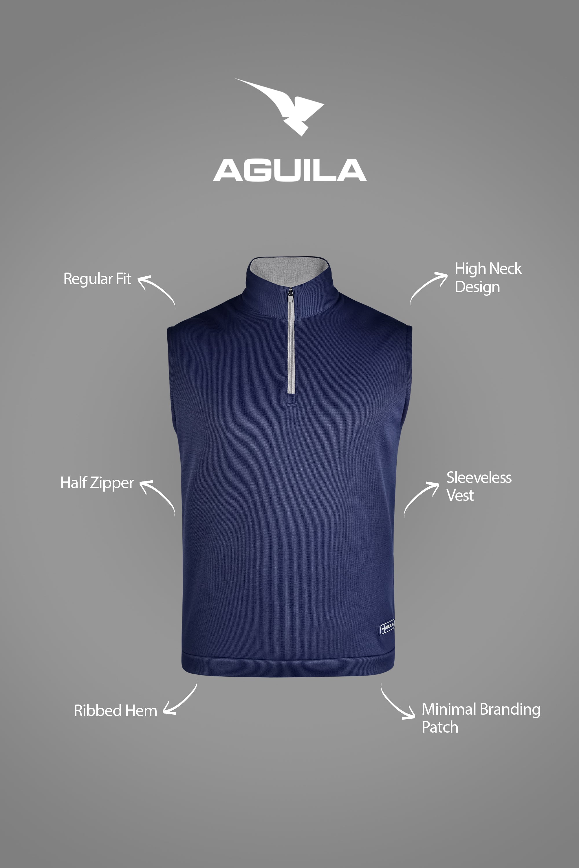 AGUILA SPACELINE VEST NAVY