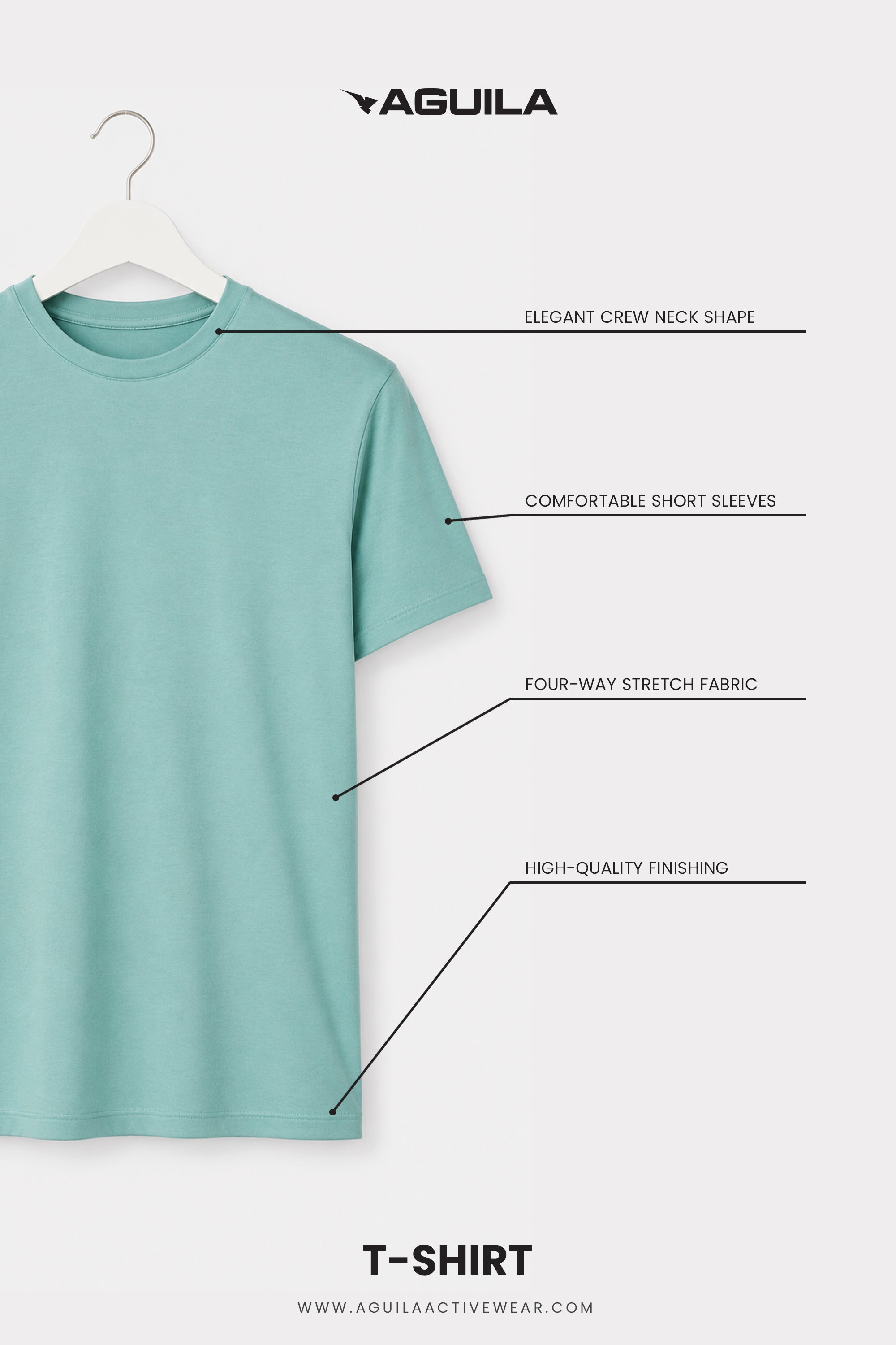 PRIMEFIT T-SHIRT SEA GREEN