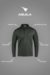 Midnight Men LS Golf Polo