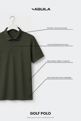 AREZZO GOLF POLO OLIVE