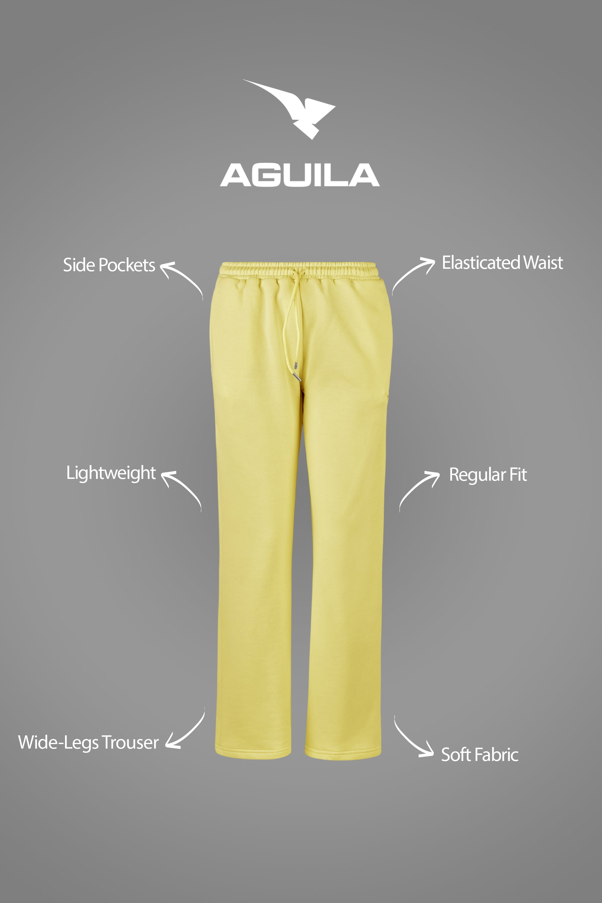 WOMEN BAGGY PANT LEMON