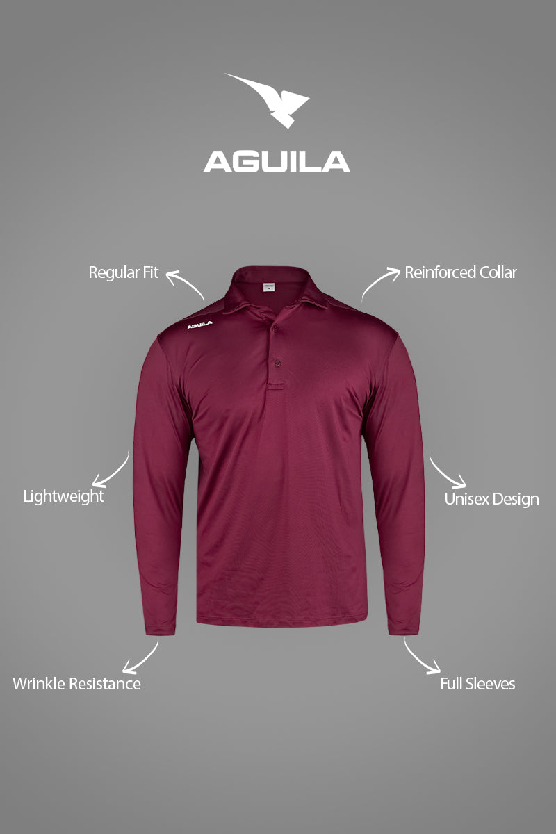 Midnight Men LS Golf Polo