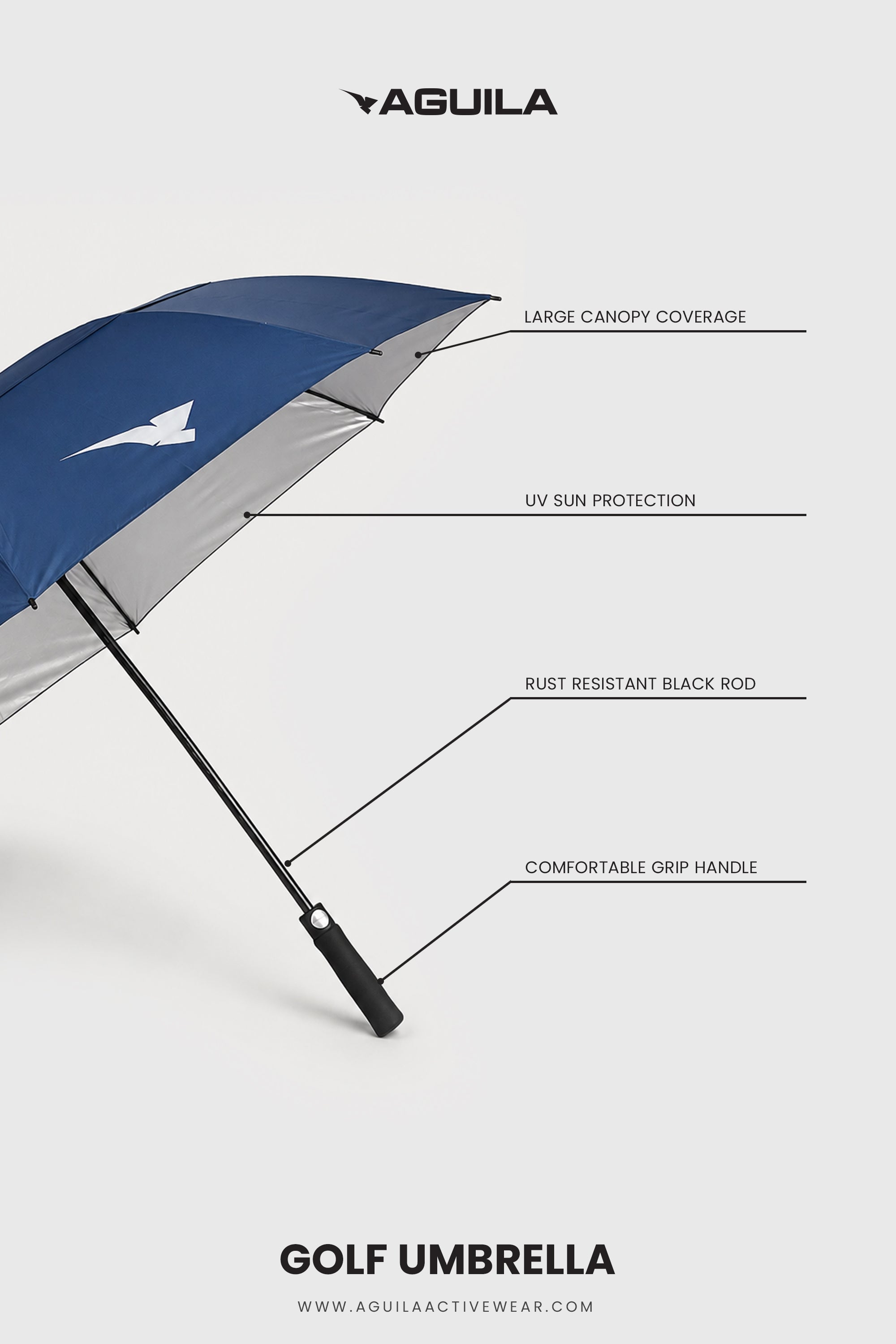 AREZZO AGUILA UMBRELLA NAVY