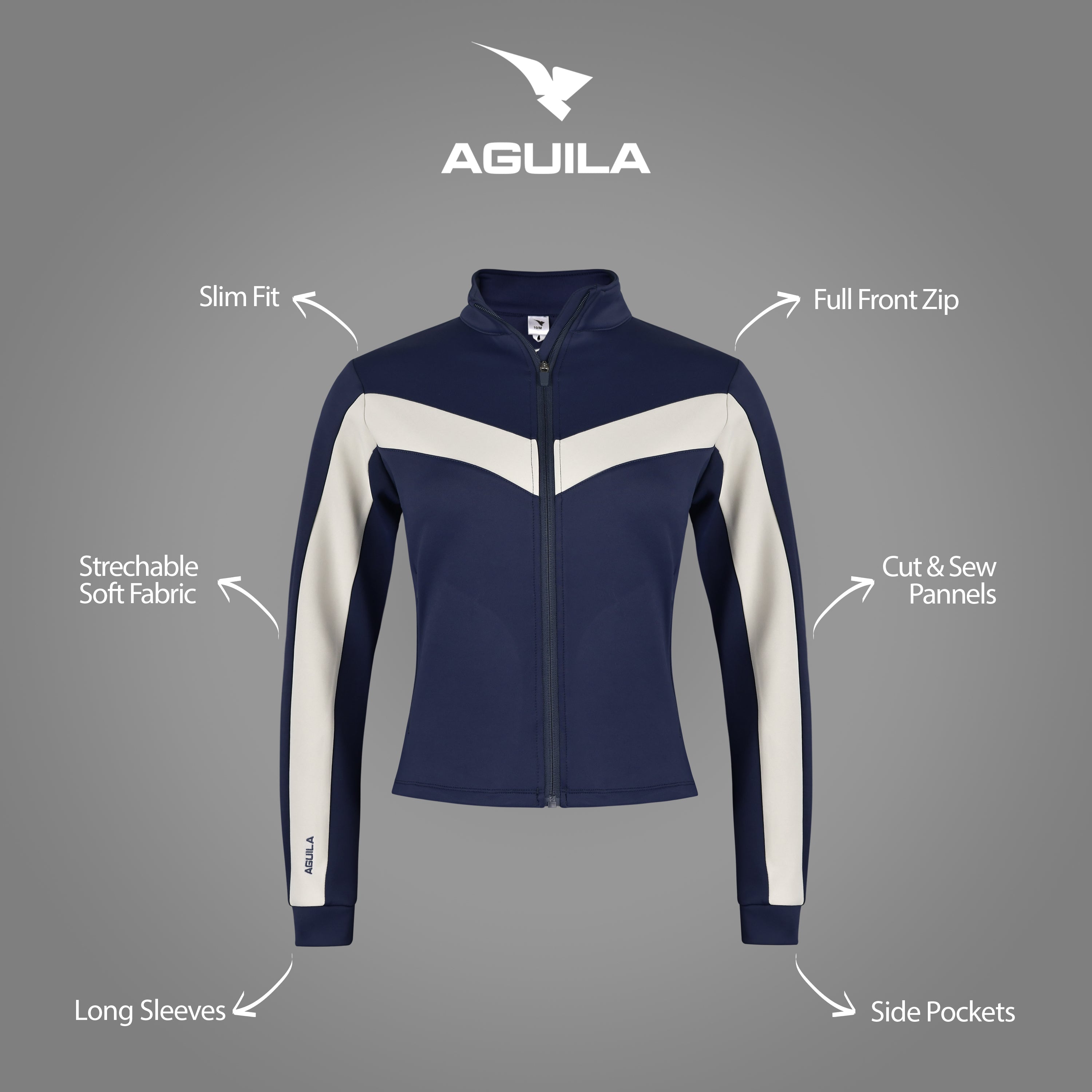 Zip&Stripe Track Suit - Jacket