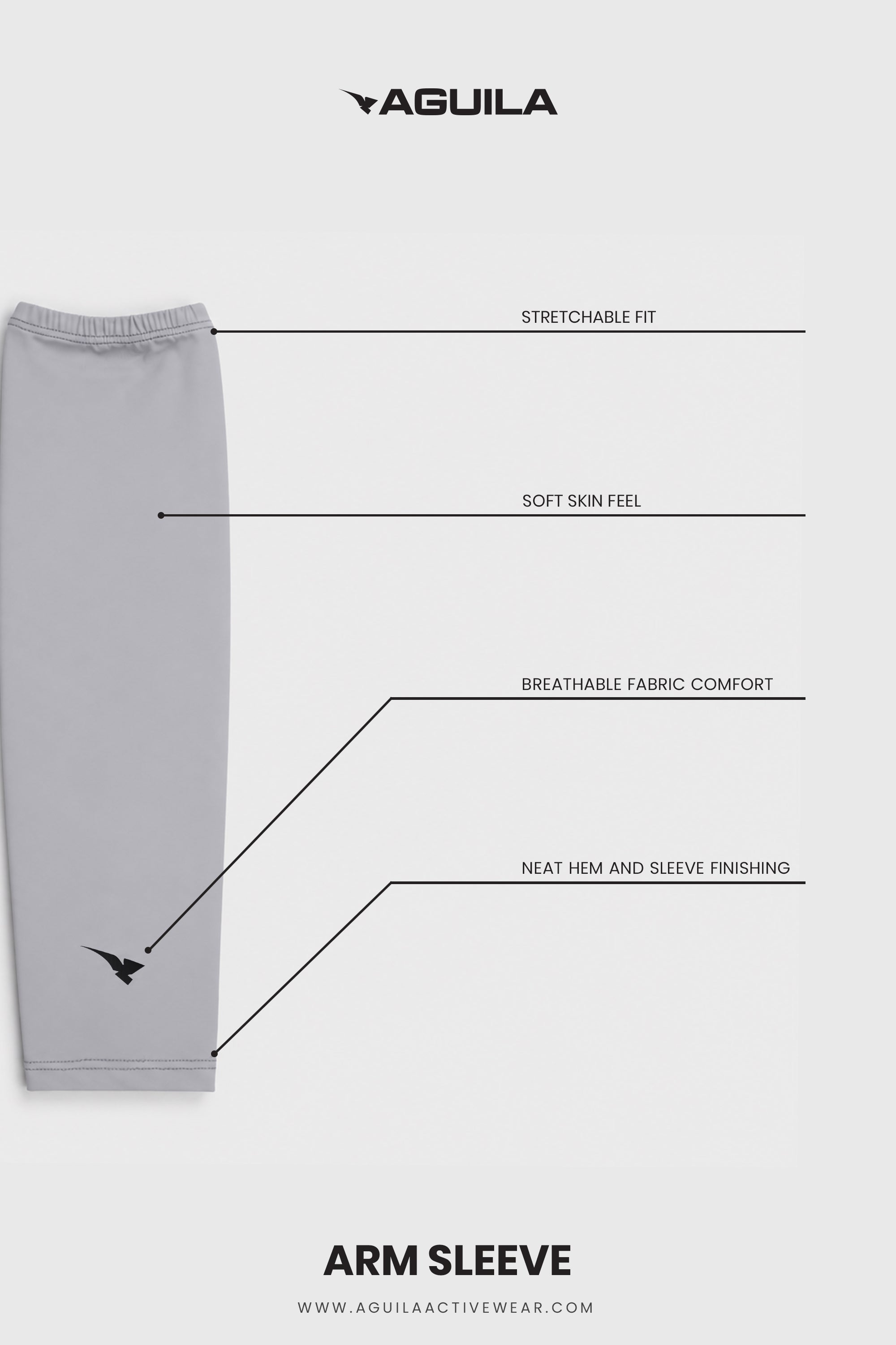 AGUILA ARM SLEEVES GREY