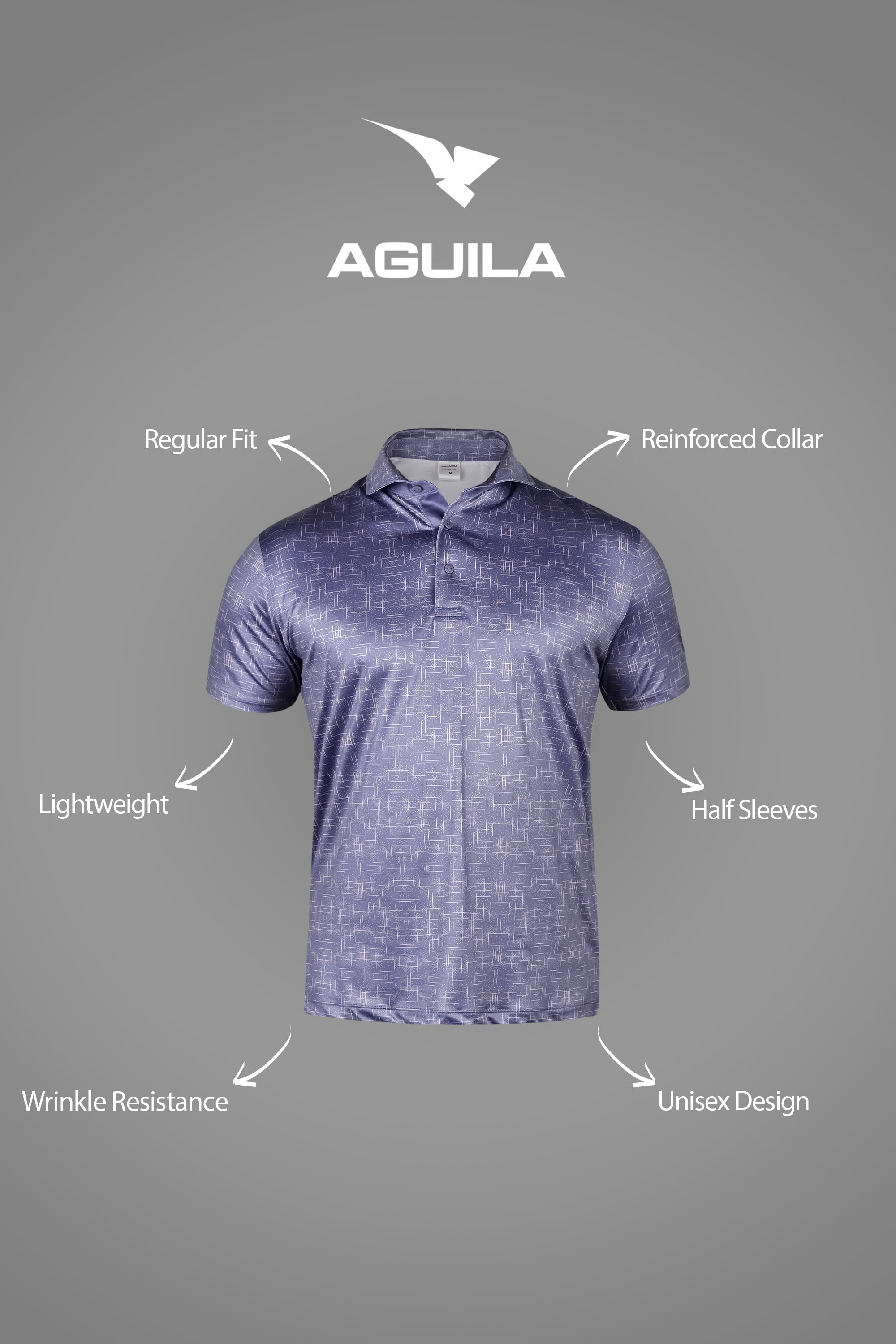 MARTIL GOLF POLO BLUE GREY