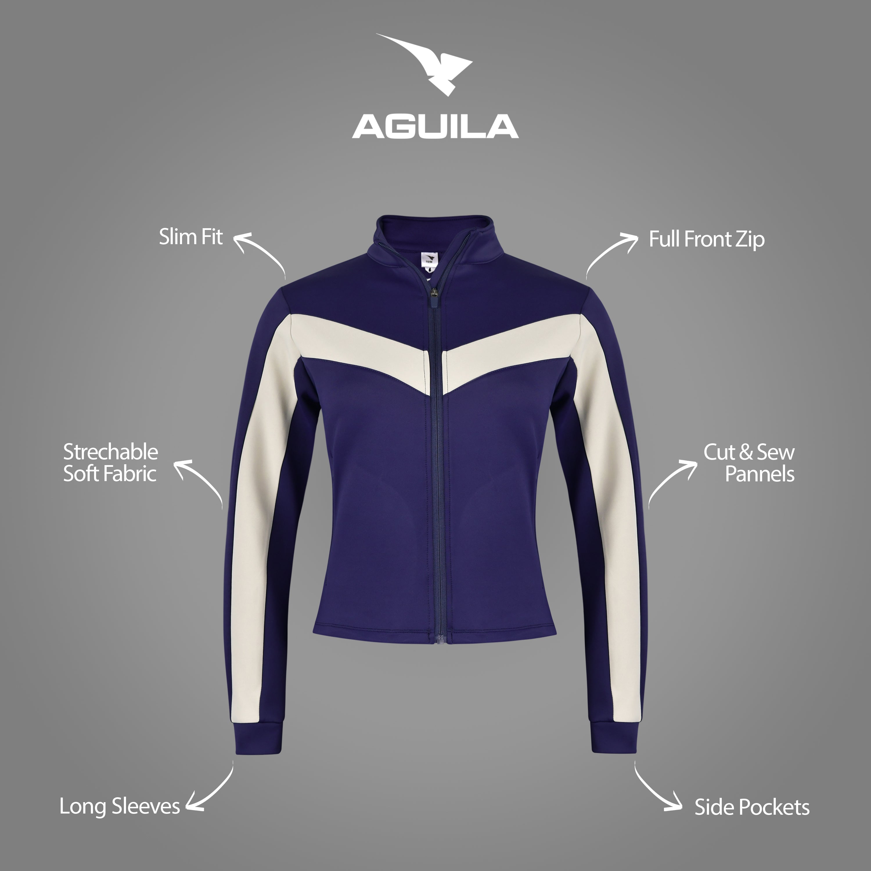 Zip&Stripe Track Suit - Jacket