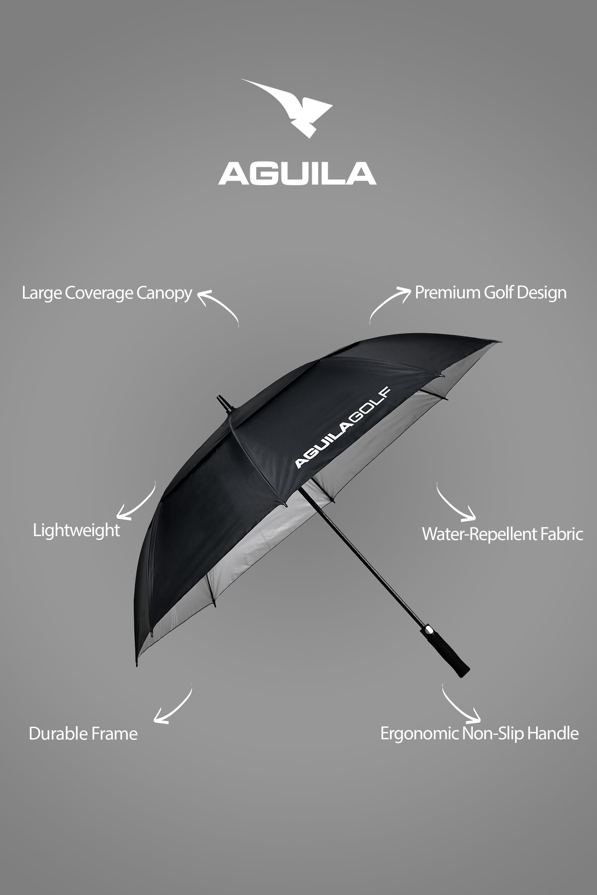 AREZZO AGUILA UMBRELLA BLACK