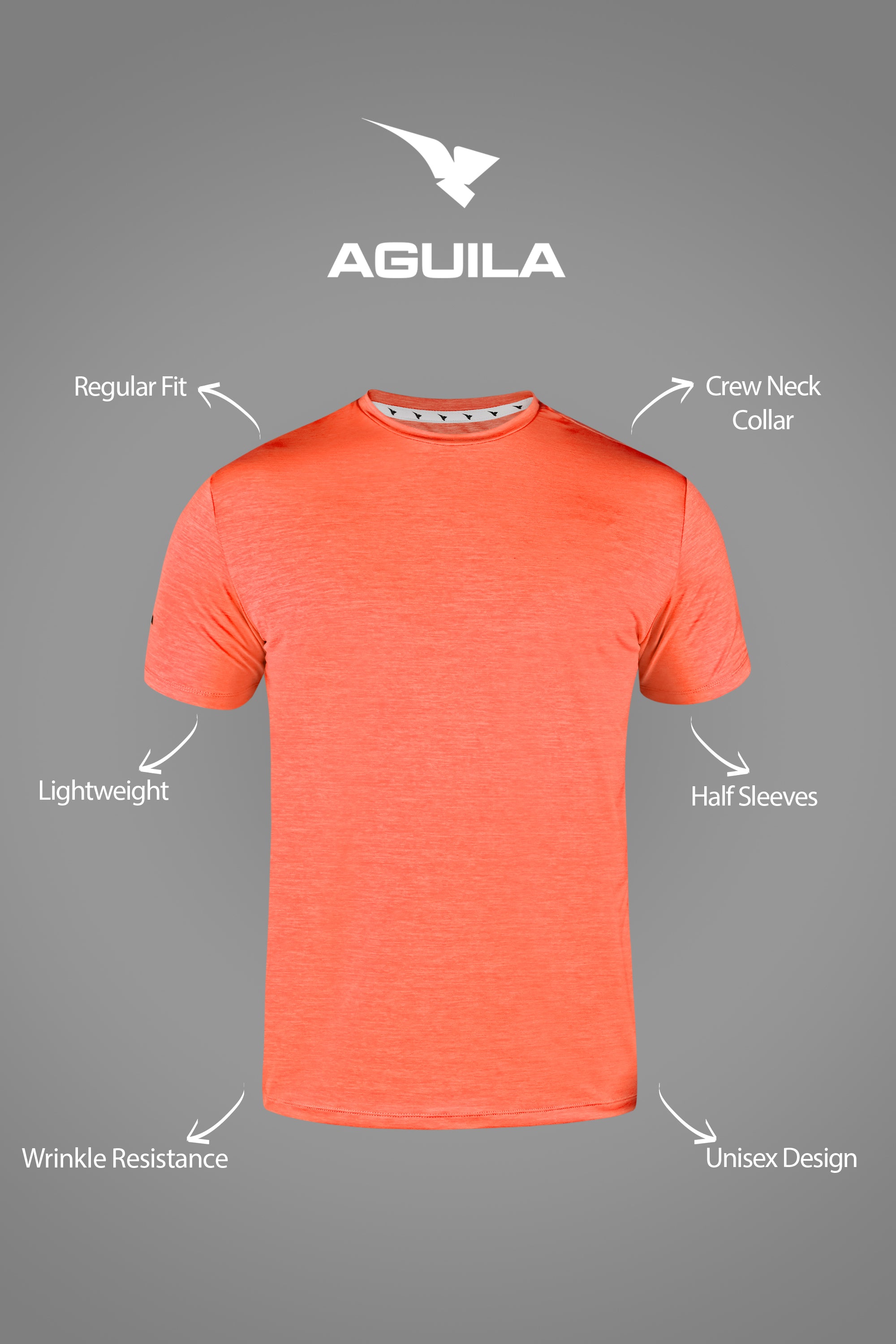 CATIONIC MEN T-SHIRT ORANGE