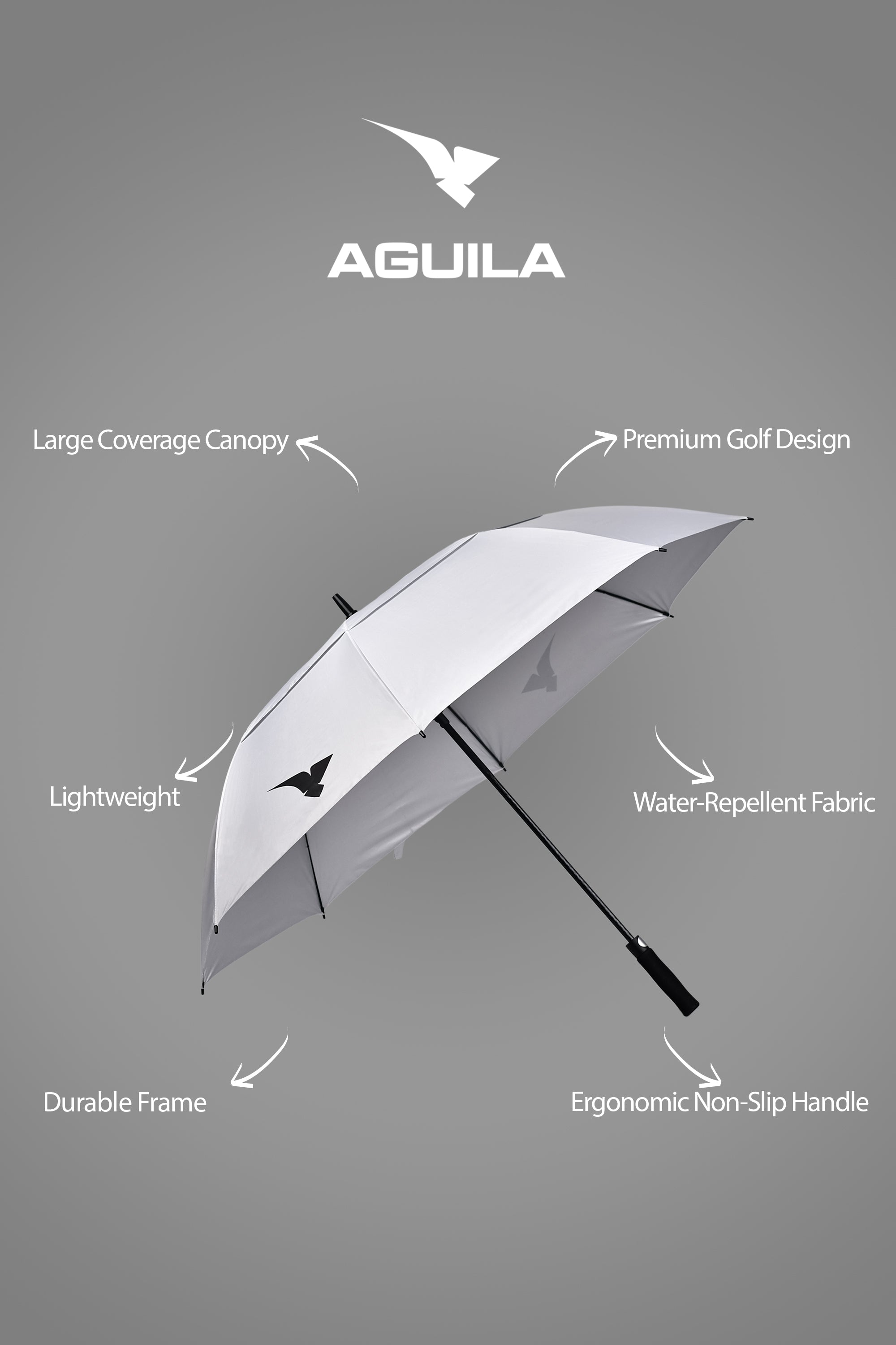 AREZZO AGUILA UMBRELLA WHITE