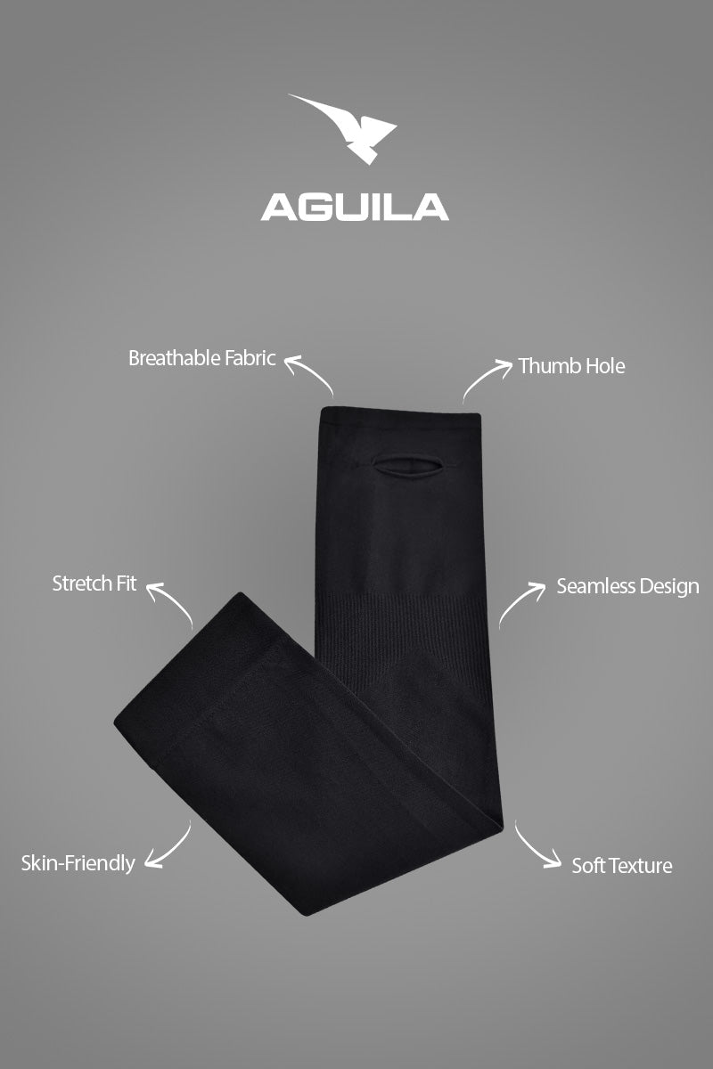 UV & DENGUE PROTECTIVE ARM SLEEVES BLACK