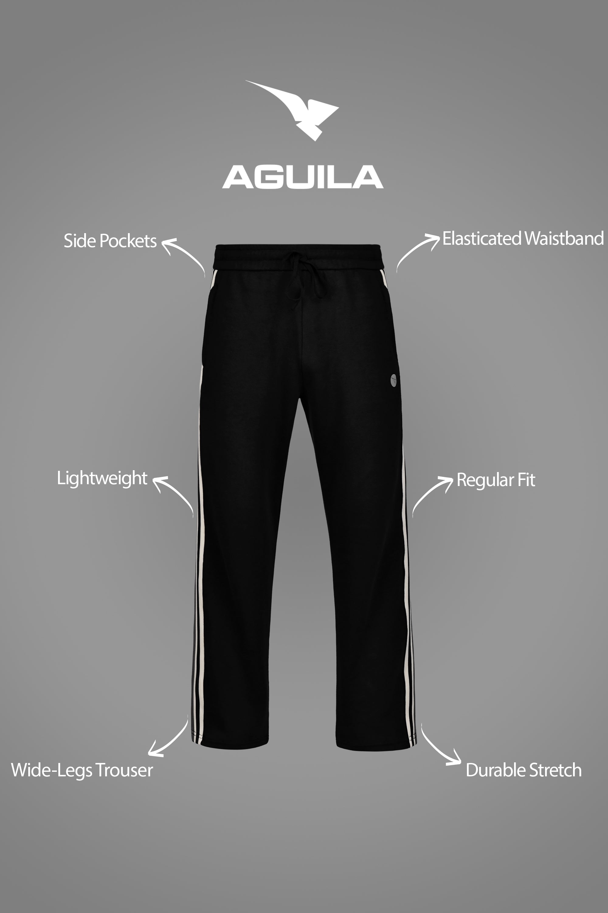 MEN'S KINETIC TRACKSUIT-PANTS BLACK