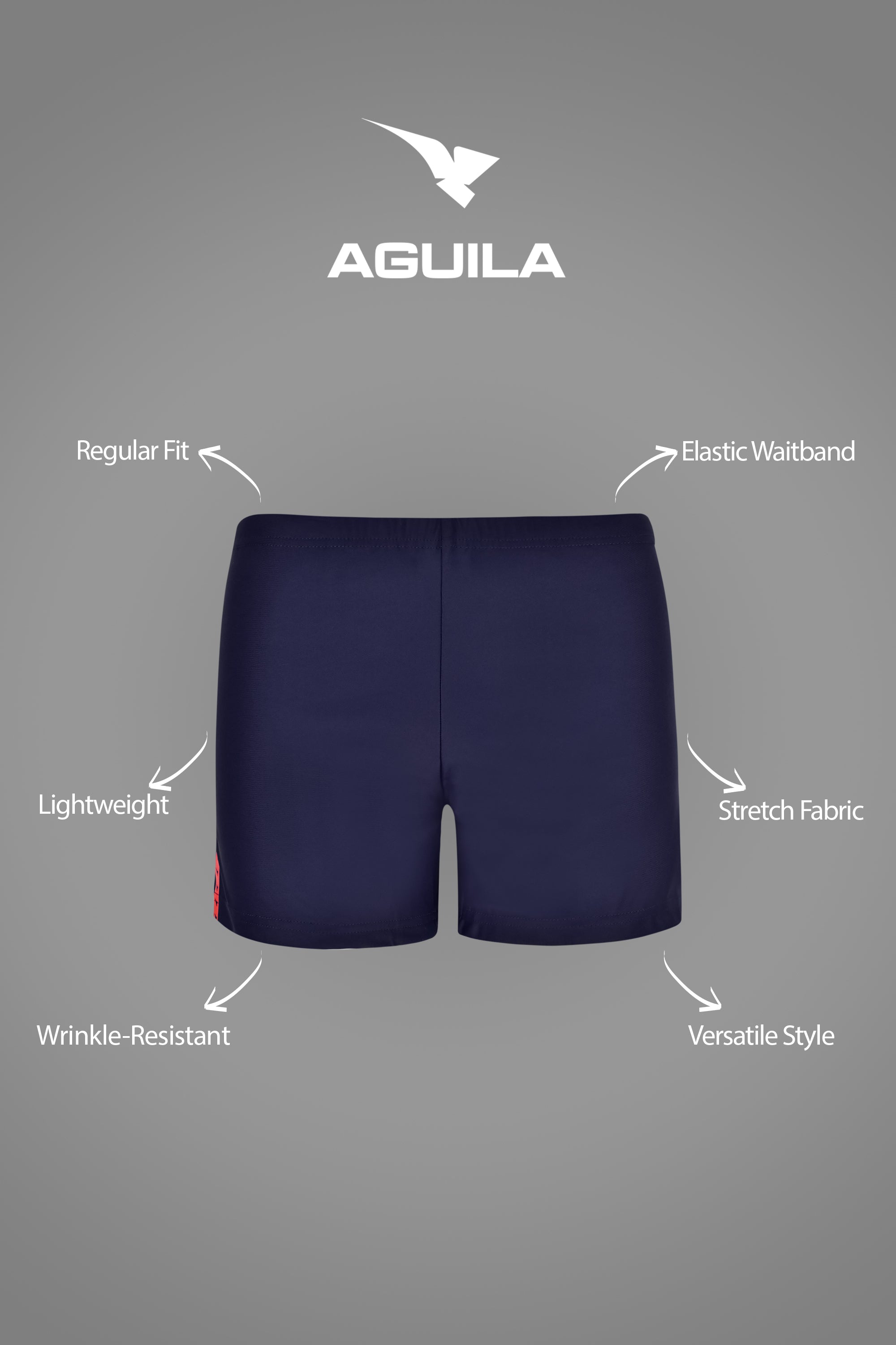 3 STRIPE SHORTS NAVY