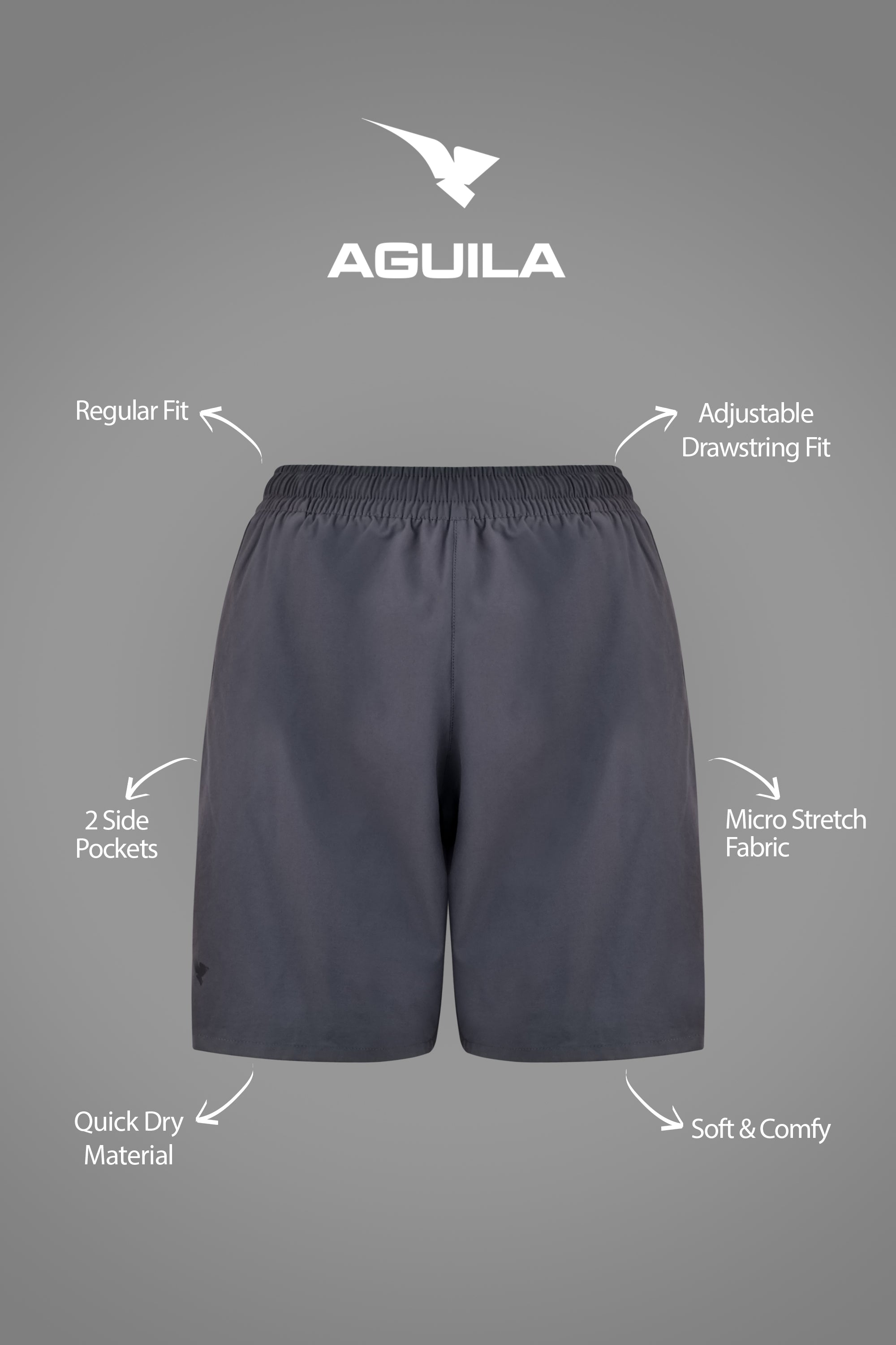 PULSEPRO SHORT PHANTOM GREY