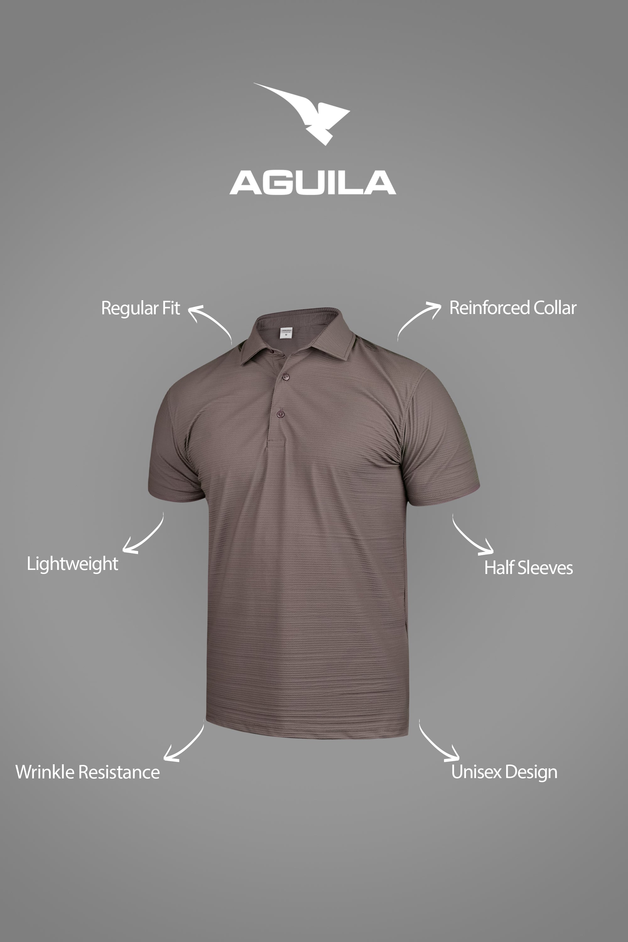 AREZZO GOLF POLO MAUVE