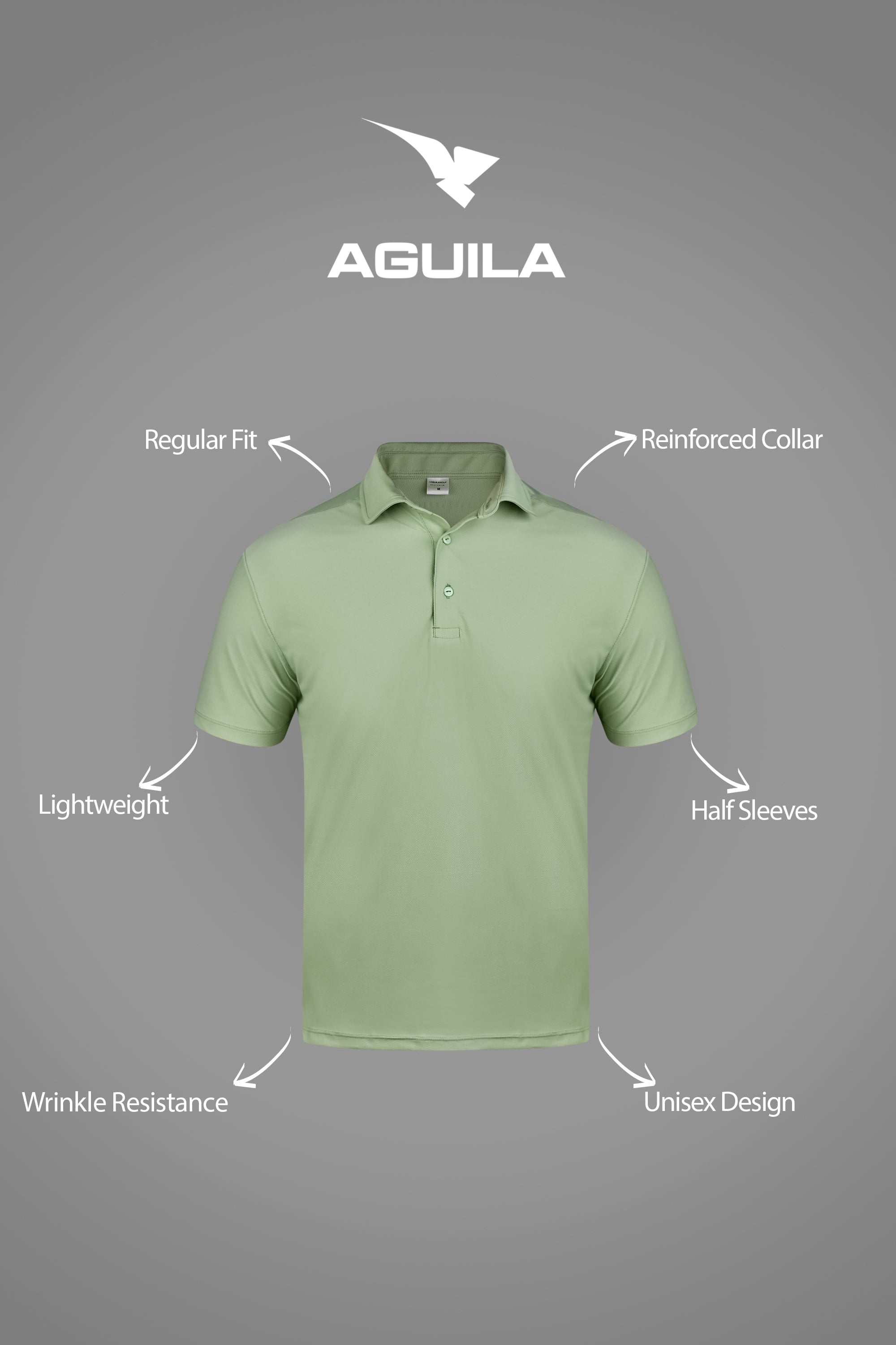 BARI MEN GOLF POLO PISTACHO GREEN
