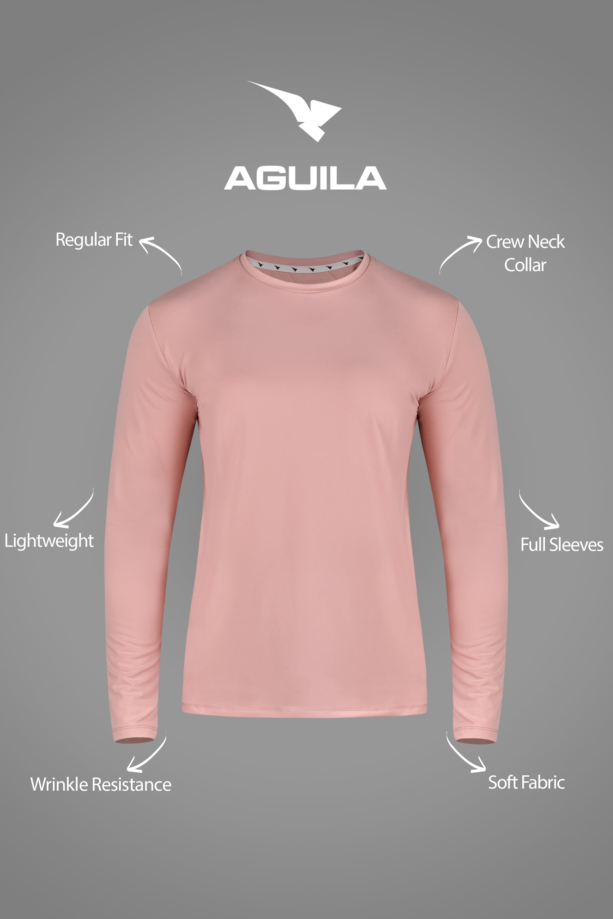 WOMEN GYM LONGSLEEVE SHIRT DUSTY ROSE