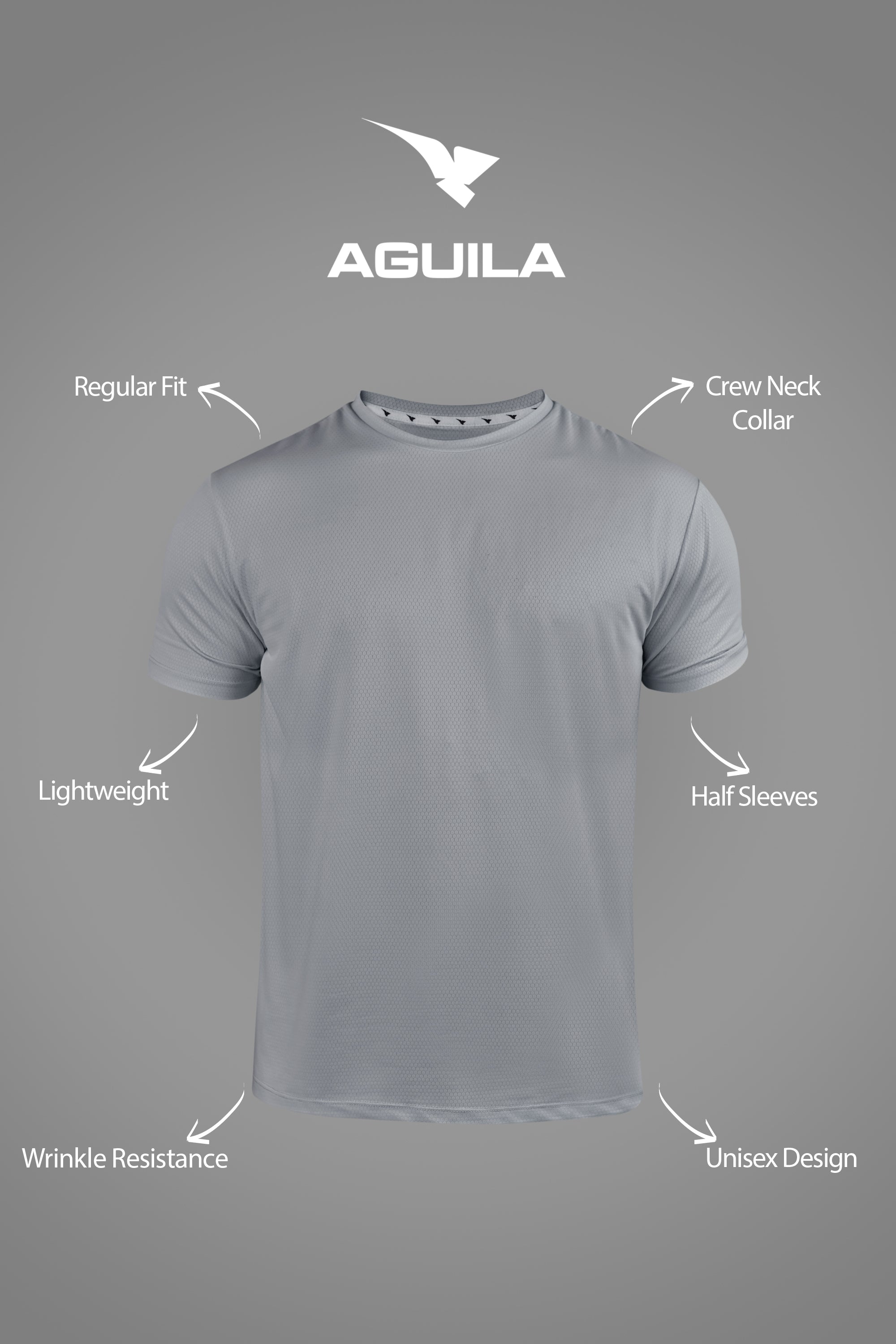 BUZZFIT T-SHIRT METALLIC GREY