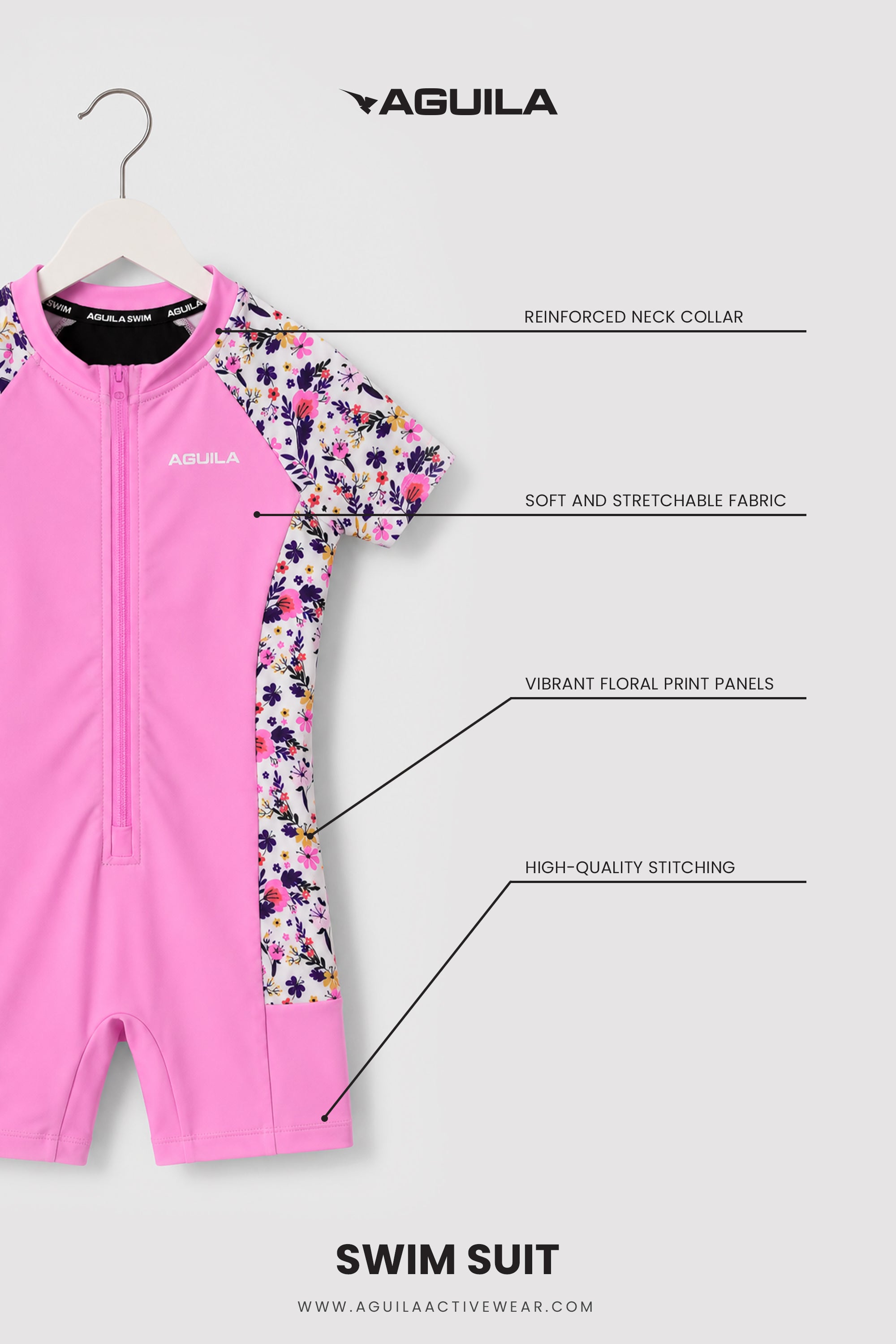 Girls DOLPHIN DAZZLE LIGHT PINK
