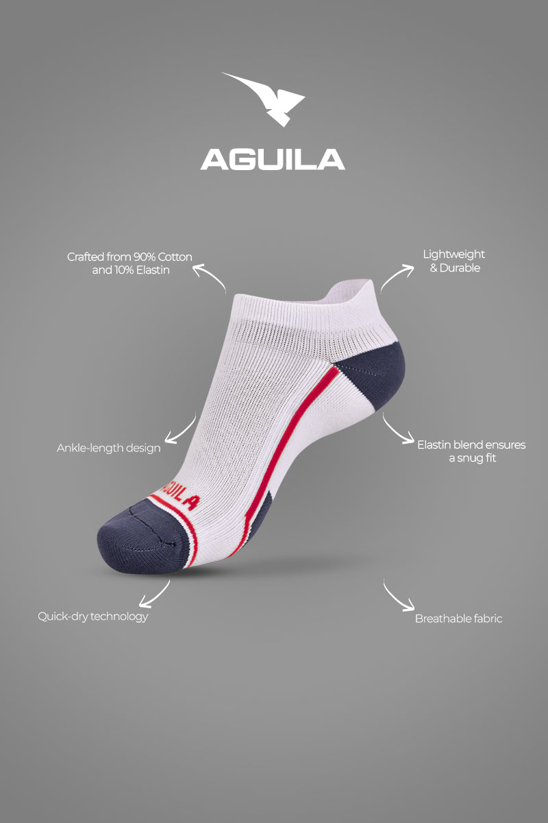 Golf Socks Red Short Ankle