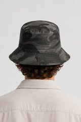 BUCKET CAP BLACK CAMO