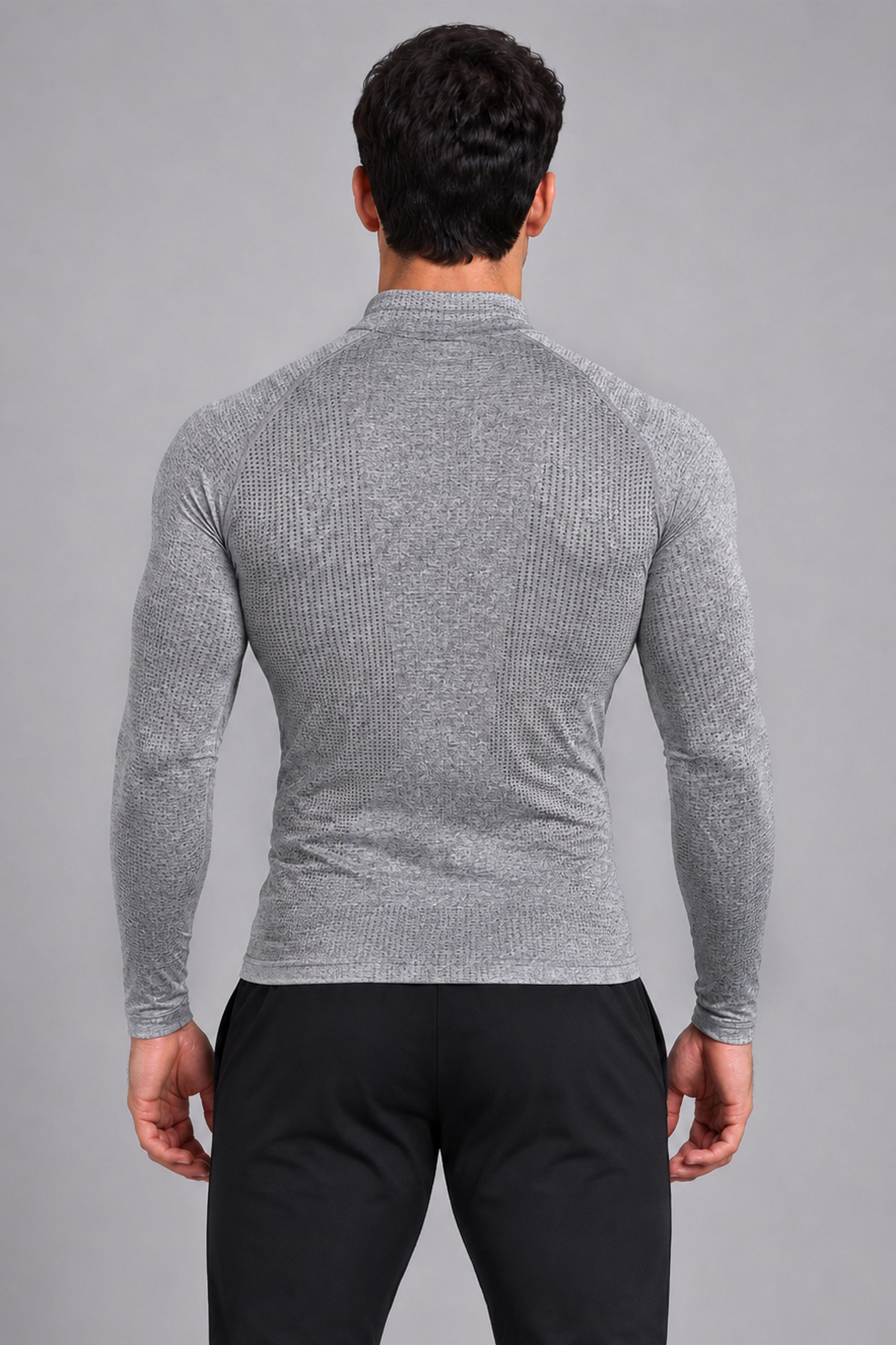 Stride Tech Performance Quarter-Zip Midlayer Grey