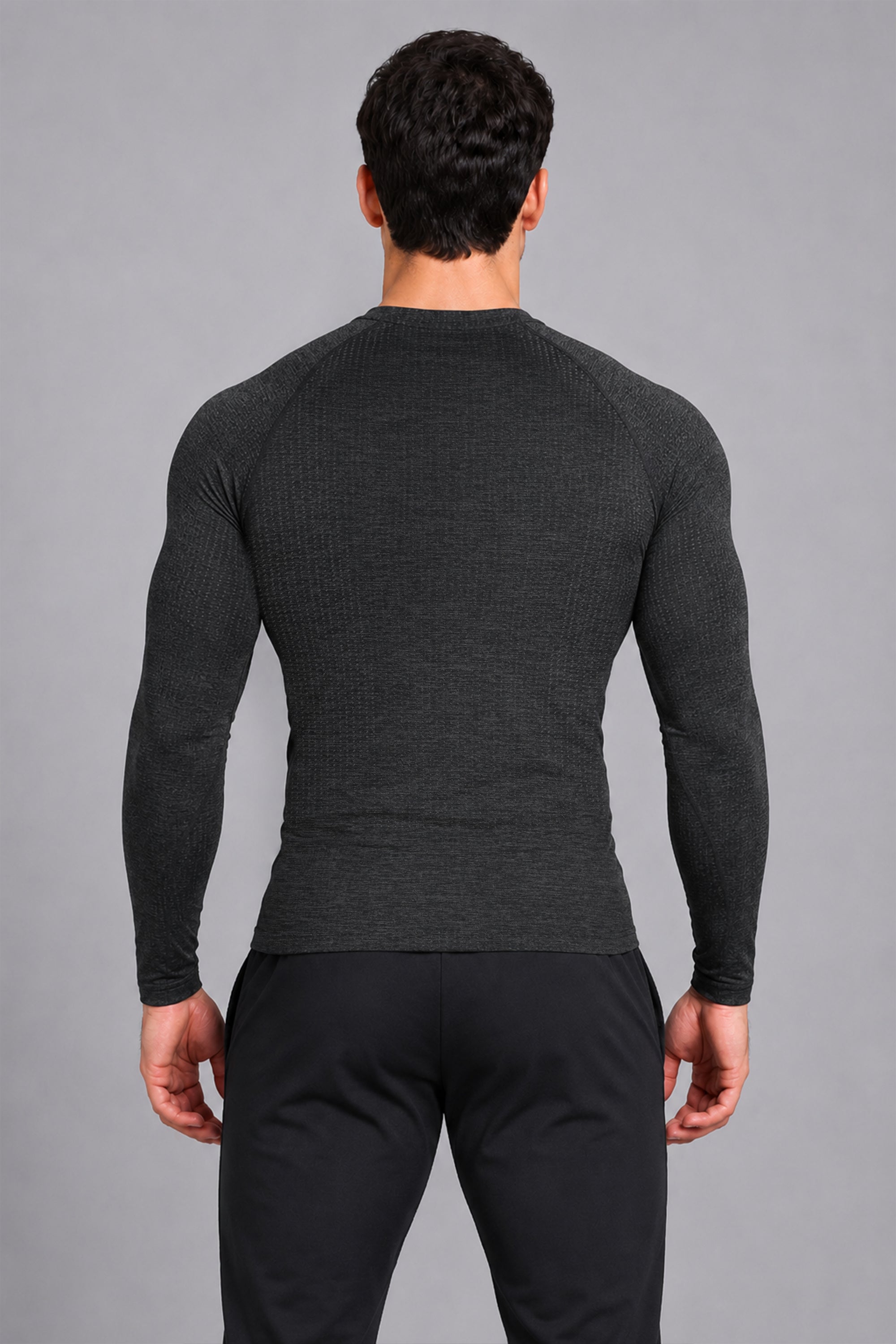 Hyper-Breathable Performance Long Sleeve Shirt Black